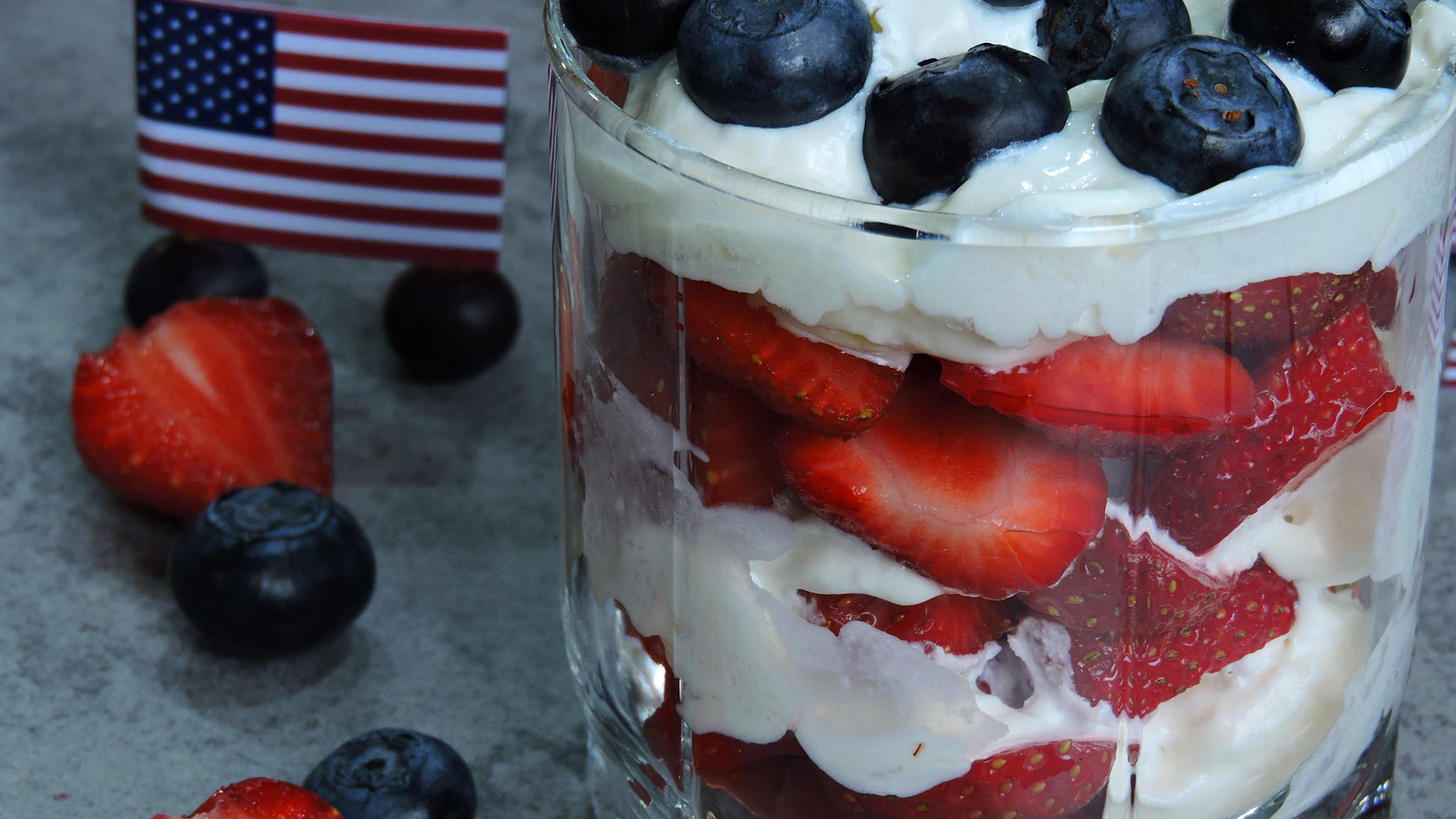 Image for Recipe Red, White and Blueberry Parfaits