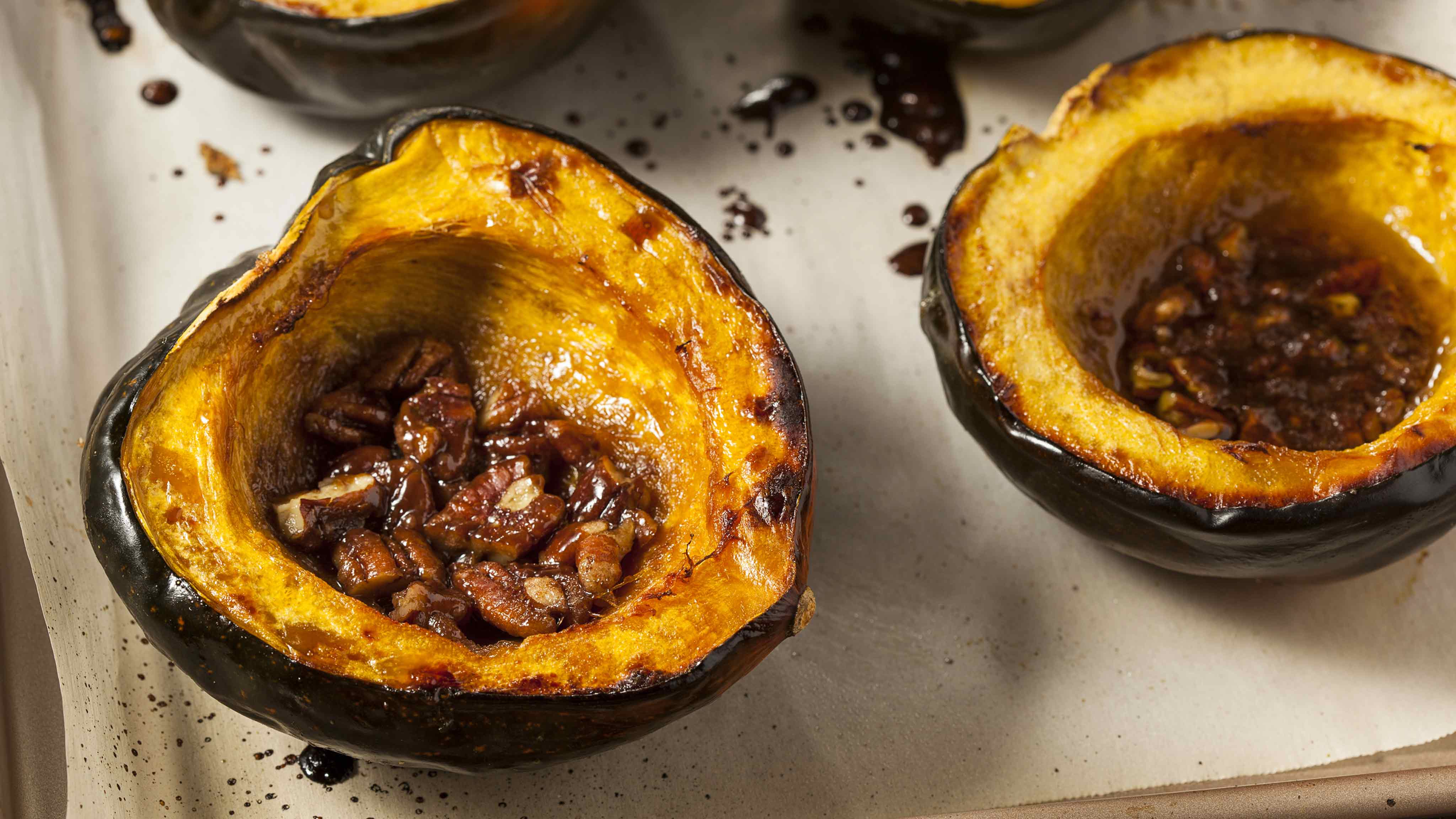 Rays Food Place - Recipe: Honey Nut Acorn Squash