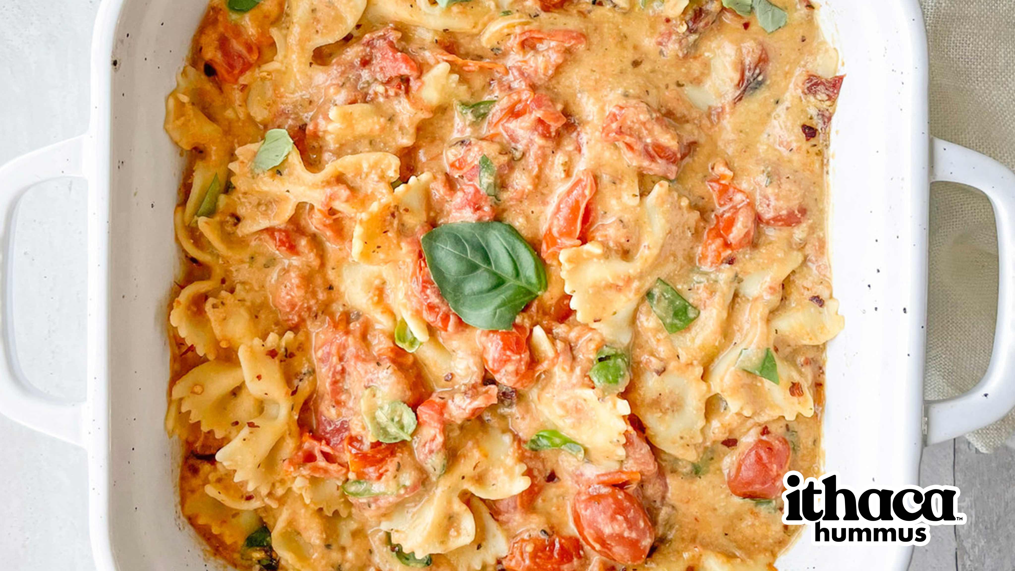 Image for Recipe Baked Hummus Pasta