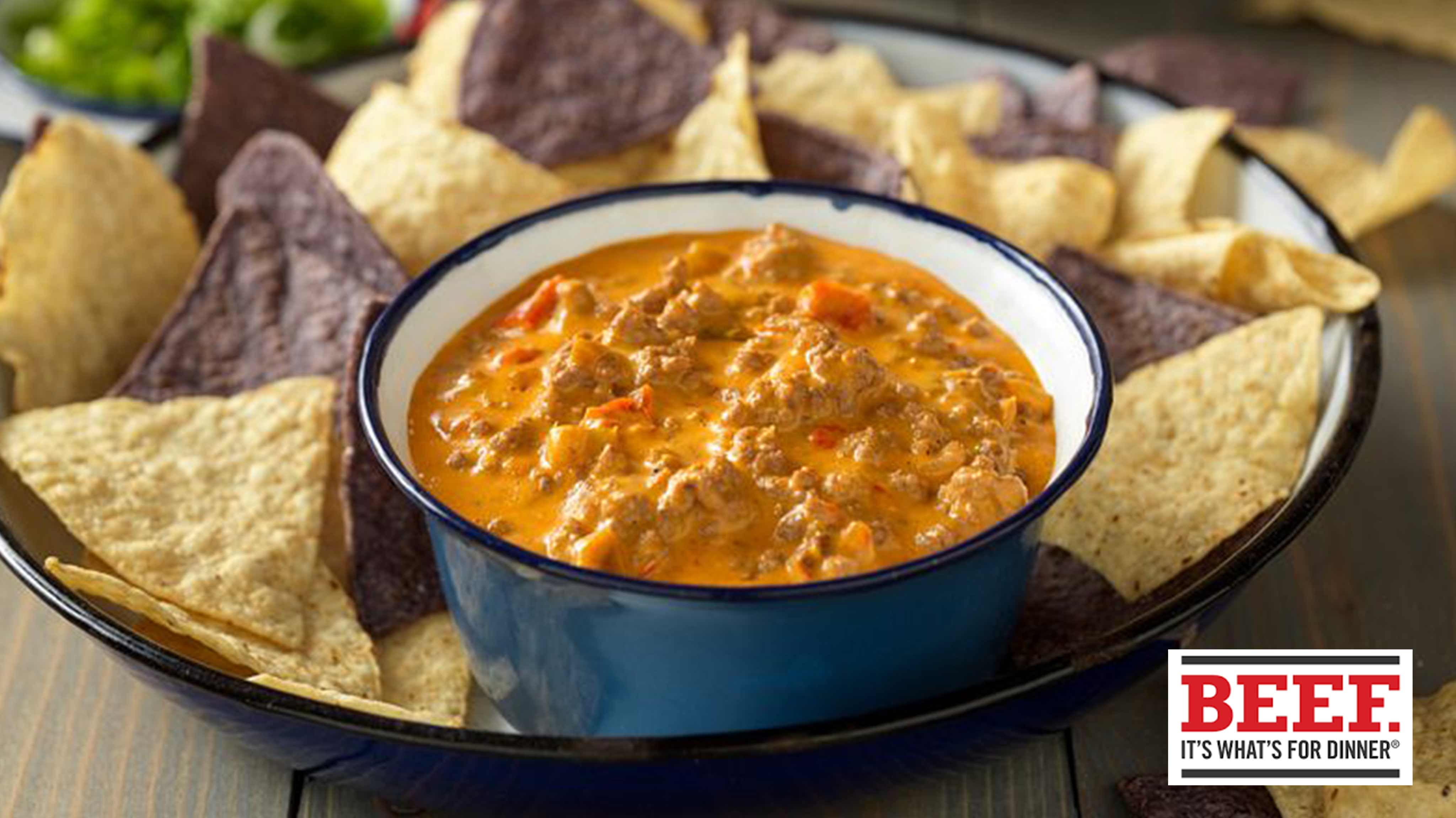 Image for Recipe Nacho Beef Dip