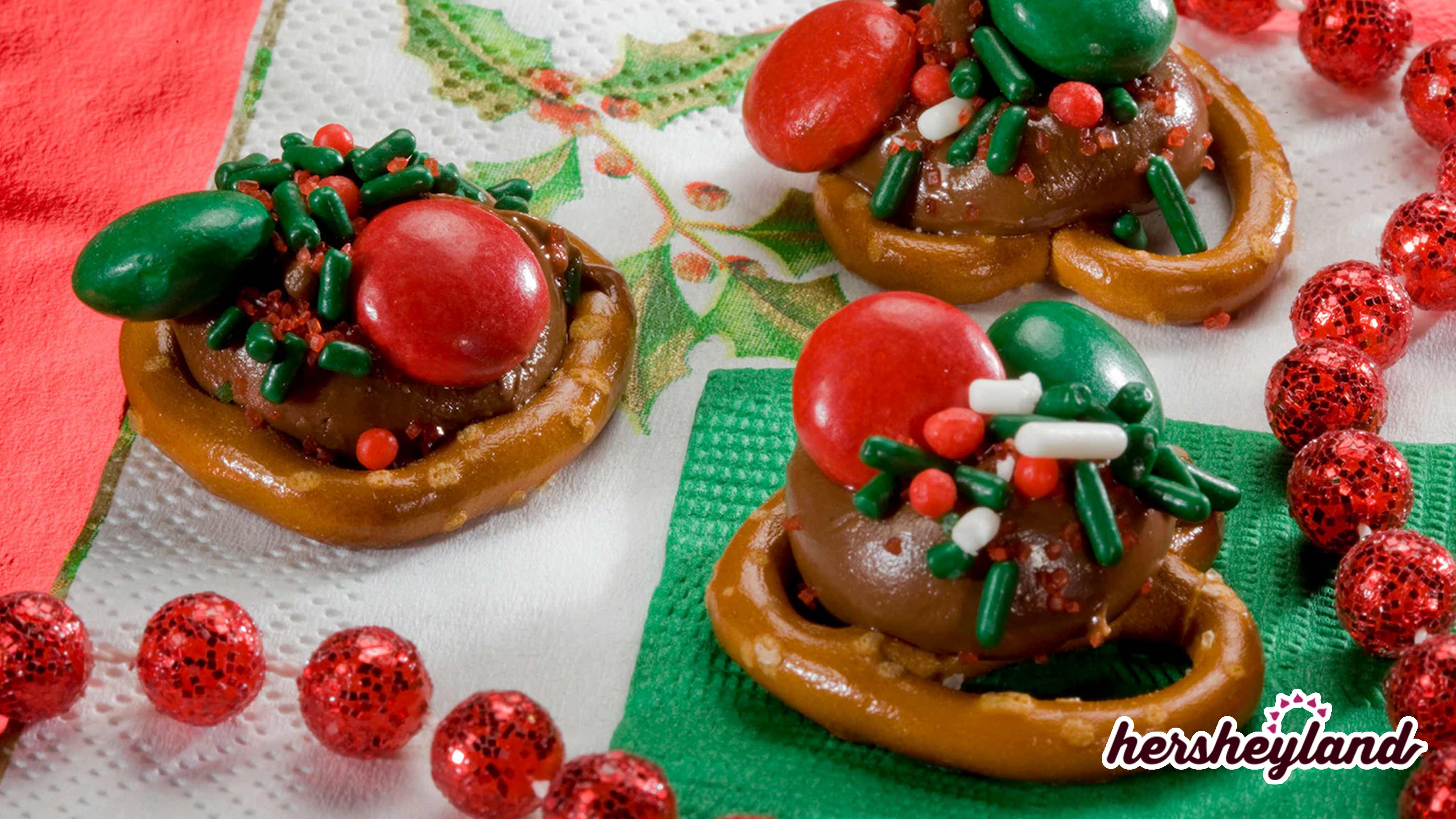 Image for Recipe KISSES Candy Holiday Twists