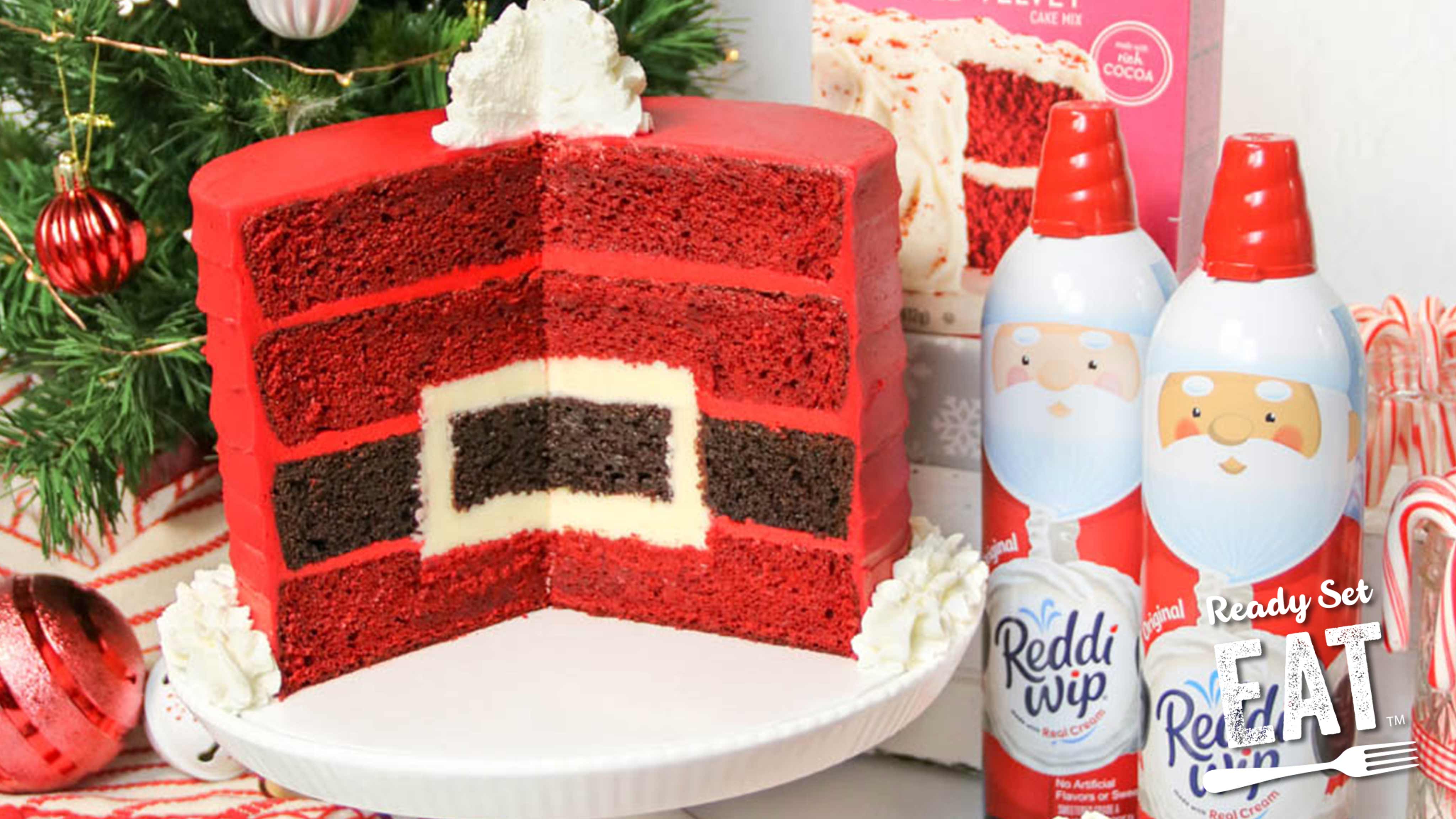 Image for Recipe Surprise Santa Belt Cake
