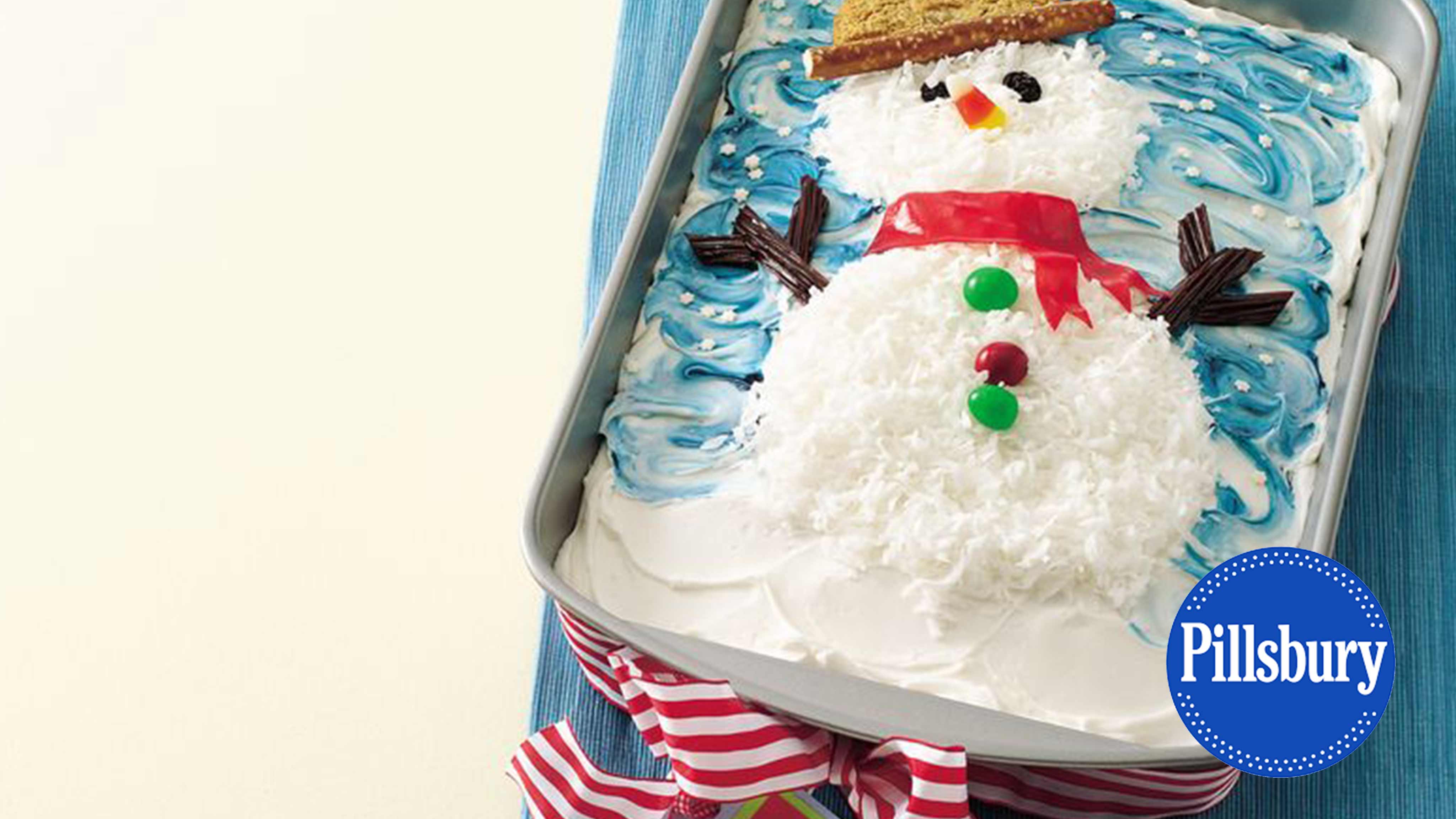 Image for Recipe Confetti Snowman Cake