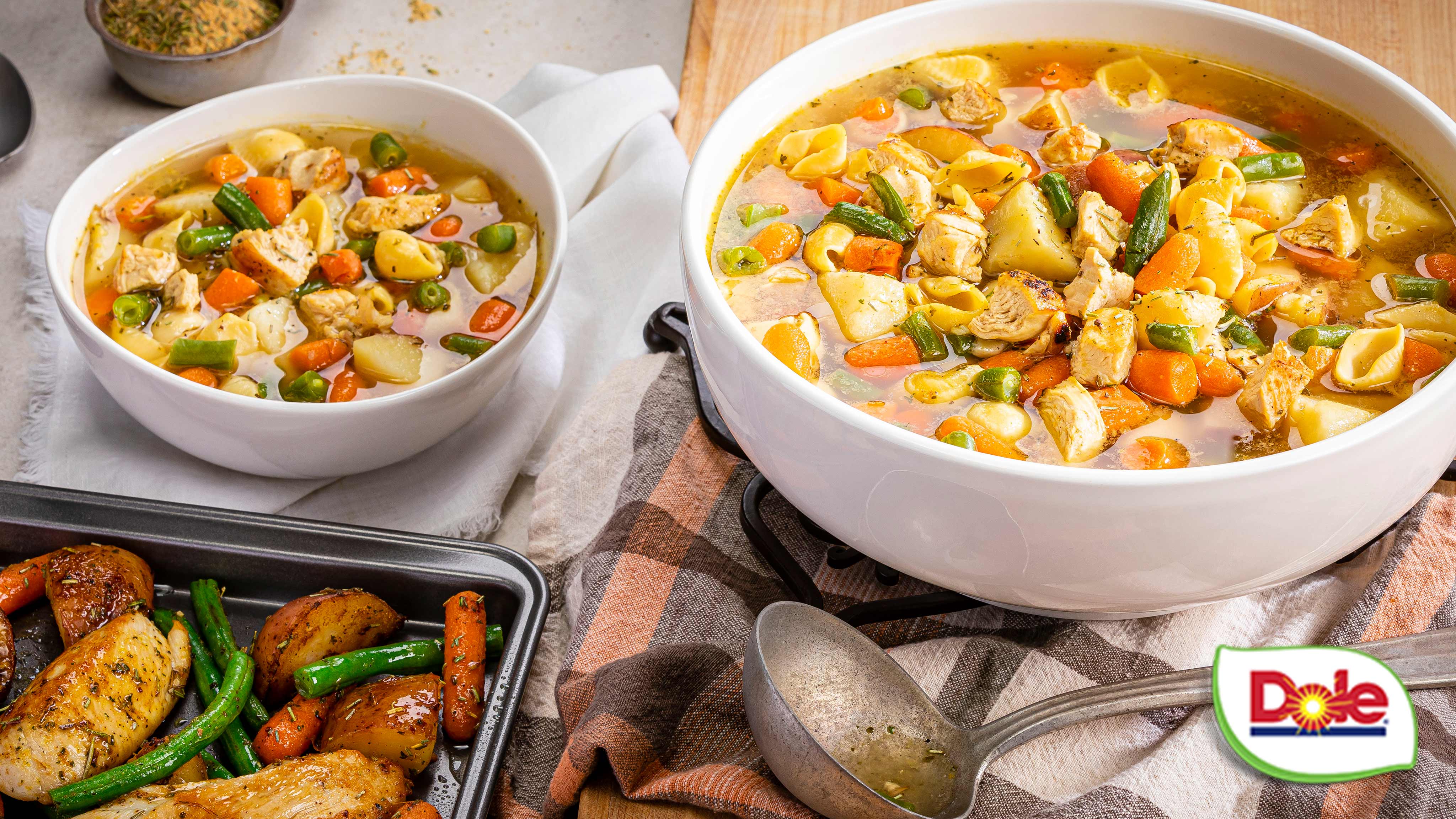 Image for Recipe Roasted Chicken and Vegetable Soup