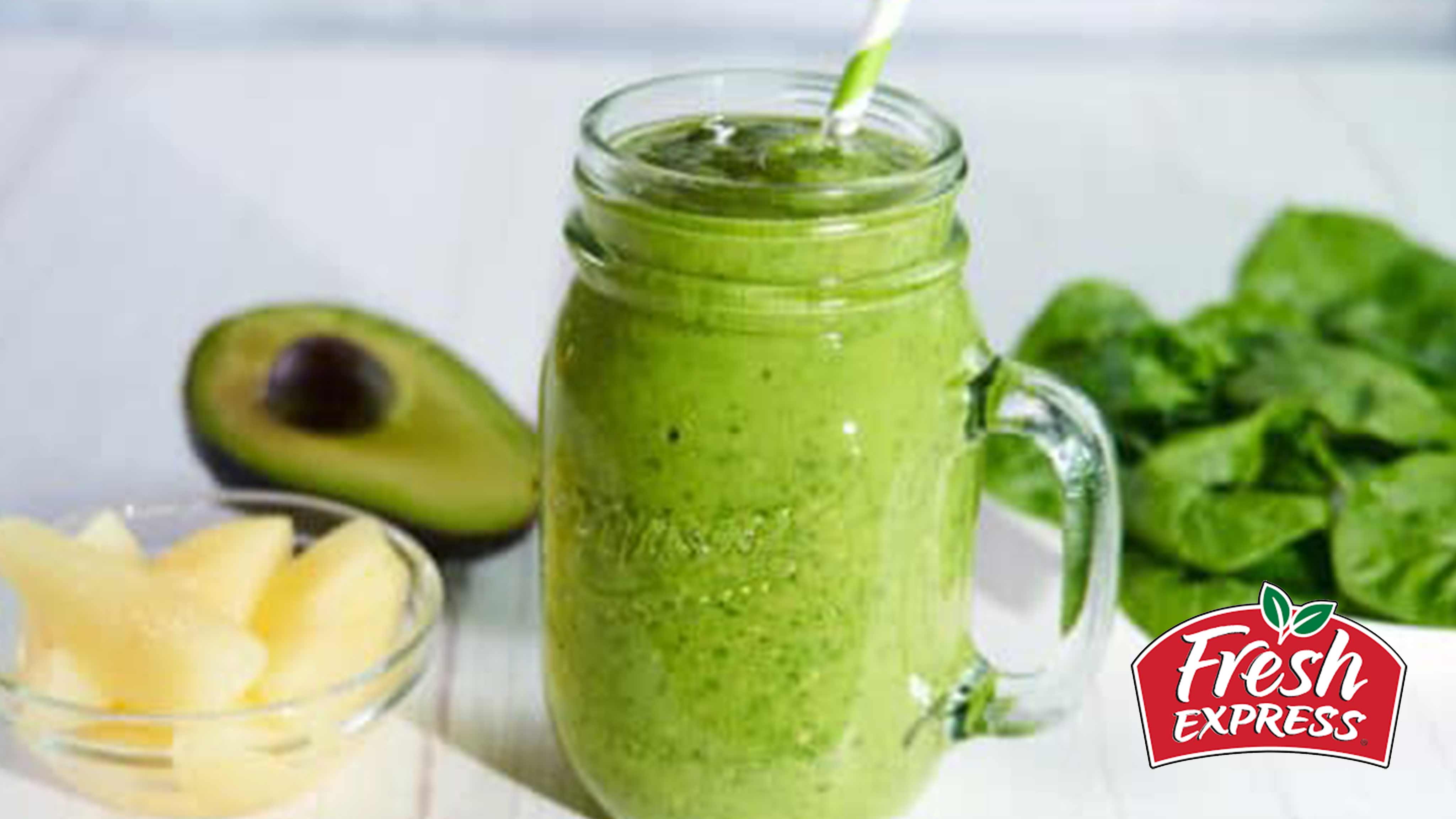 Image for Recipe Spinach Avocado Pear Smoothie