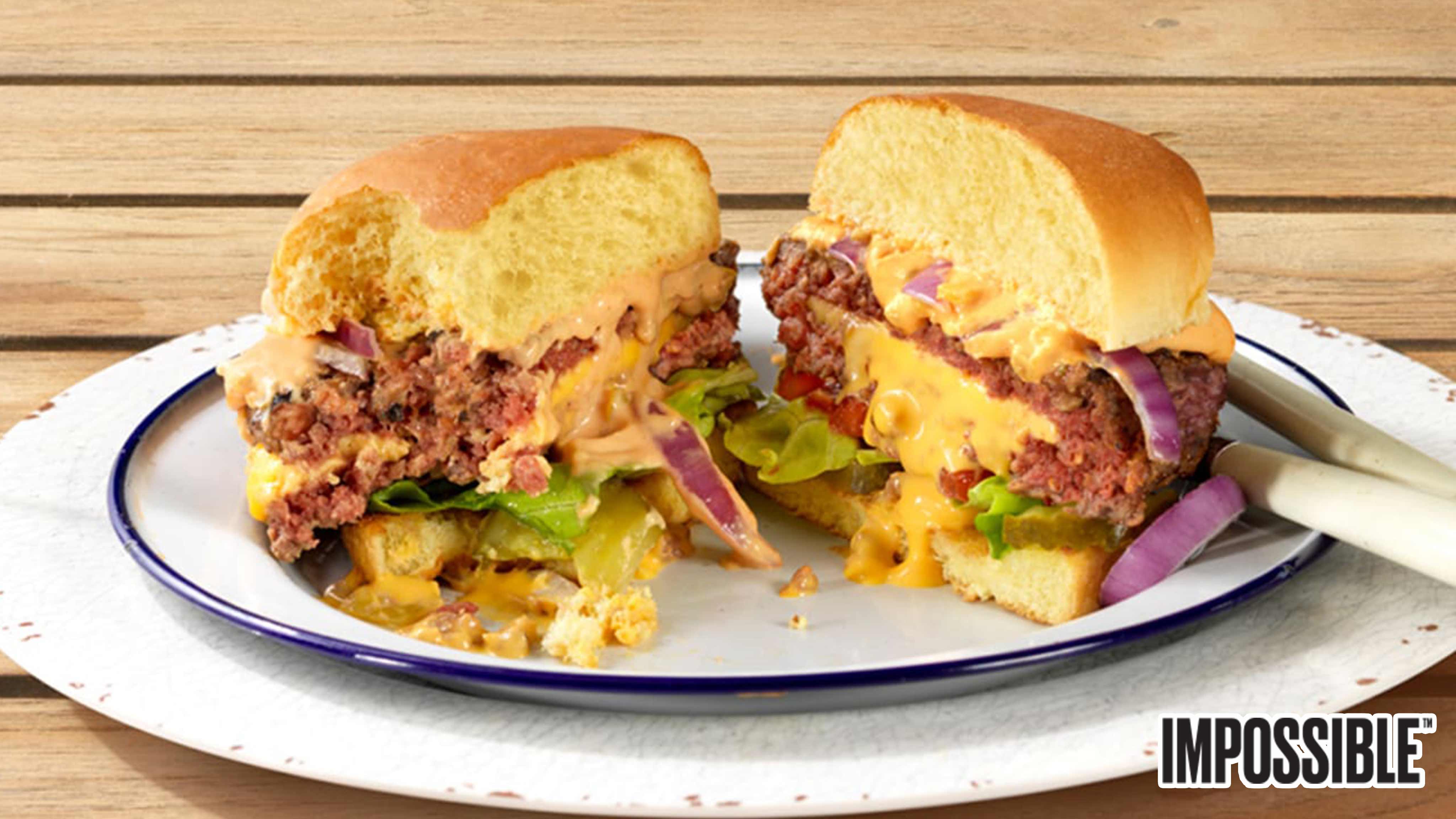 Tops Friendly Markets - Recipe: Impossible Juicy Lucy Burger