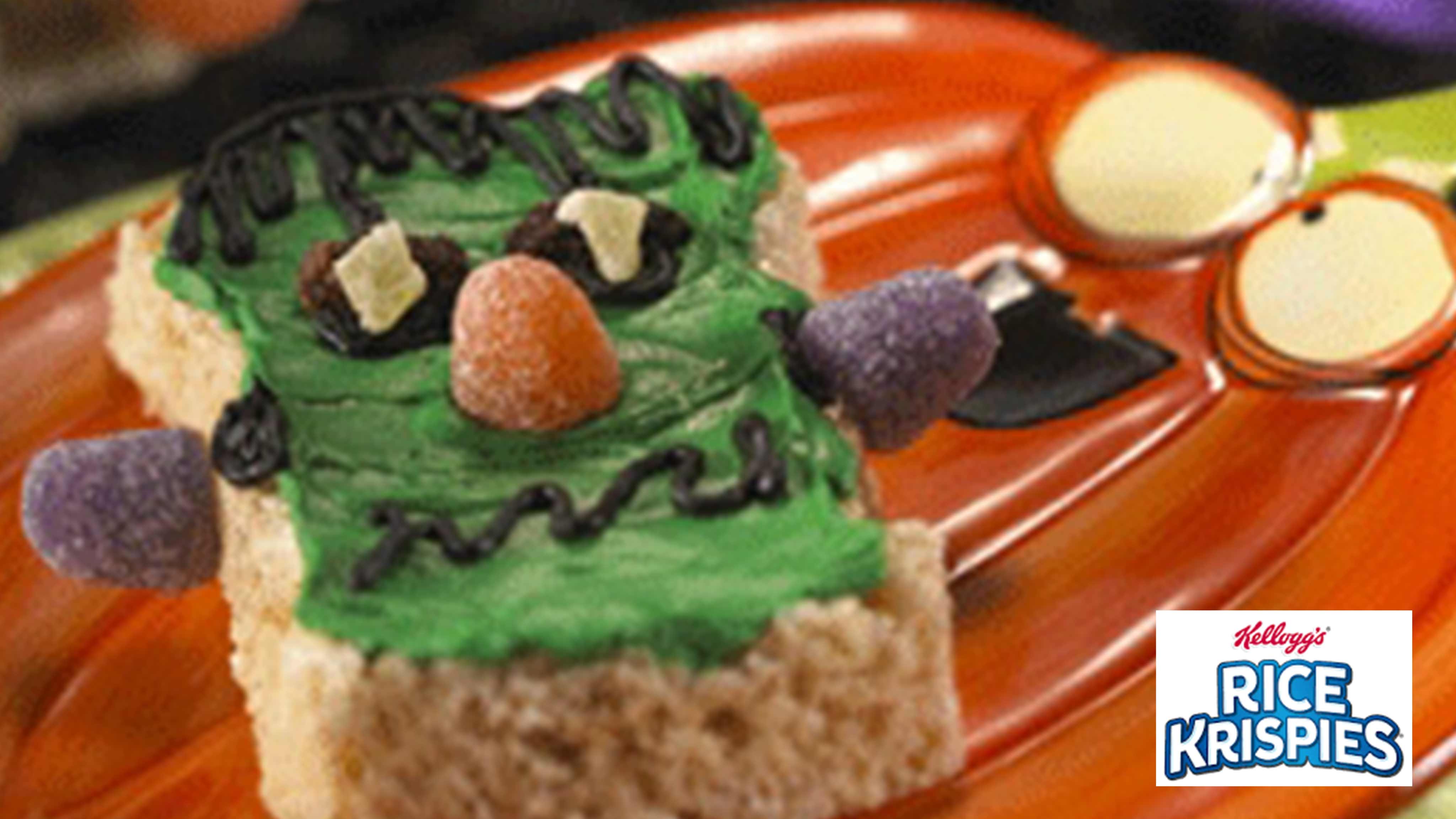 Image for Recipe Green Halloween Monster Treats