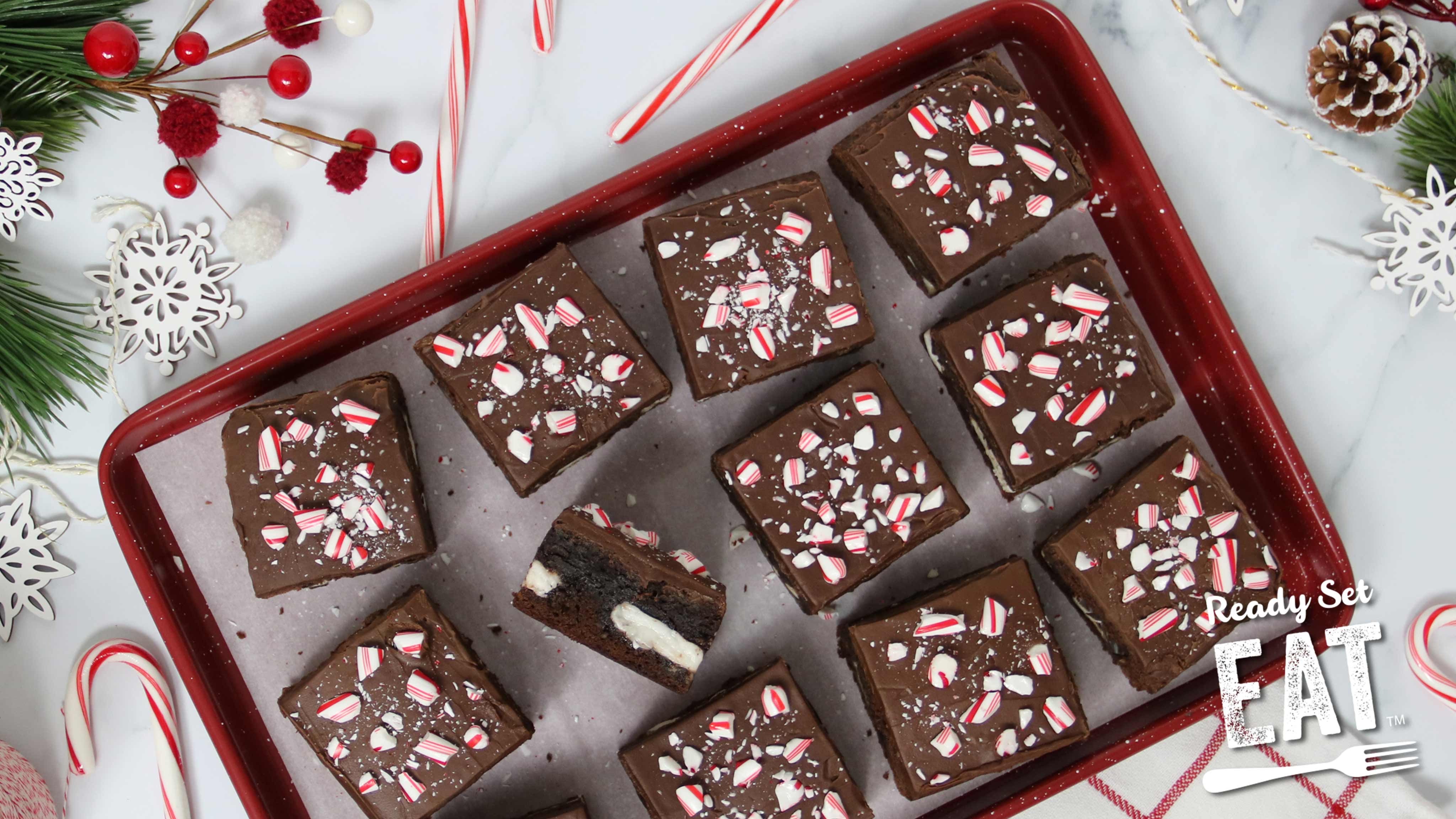 Image for Recipe Holiday Peppermint Brownies