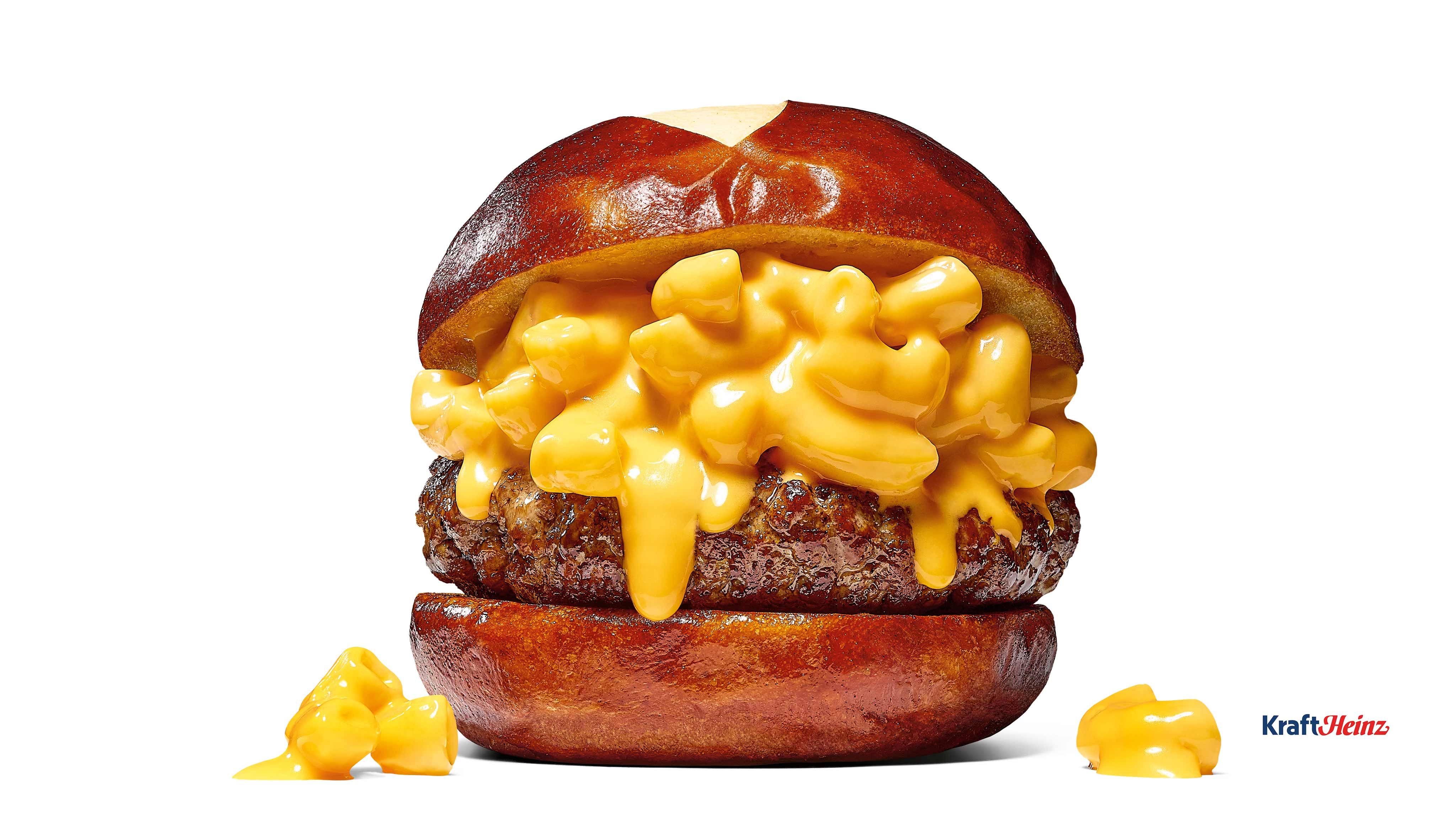 Image for Recipe Kraft Deluxe Mac and Cheese Topped Burger