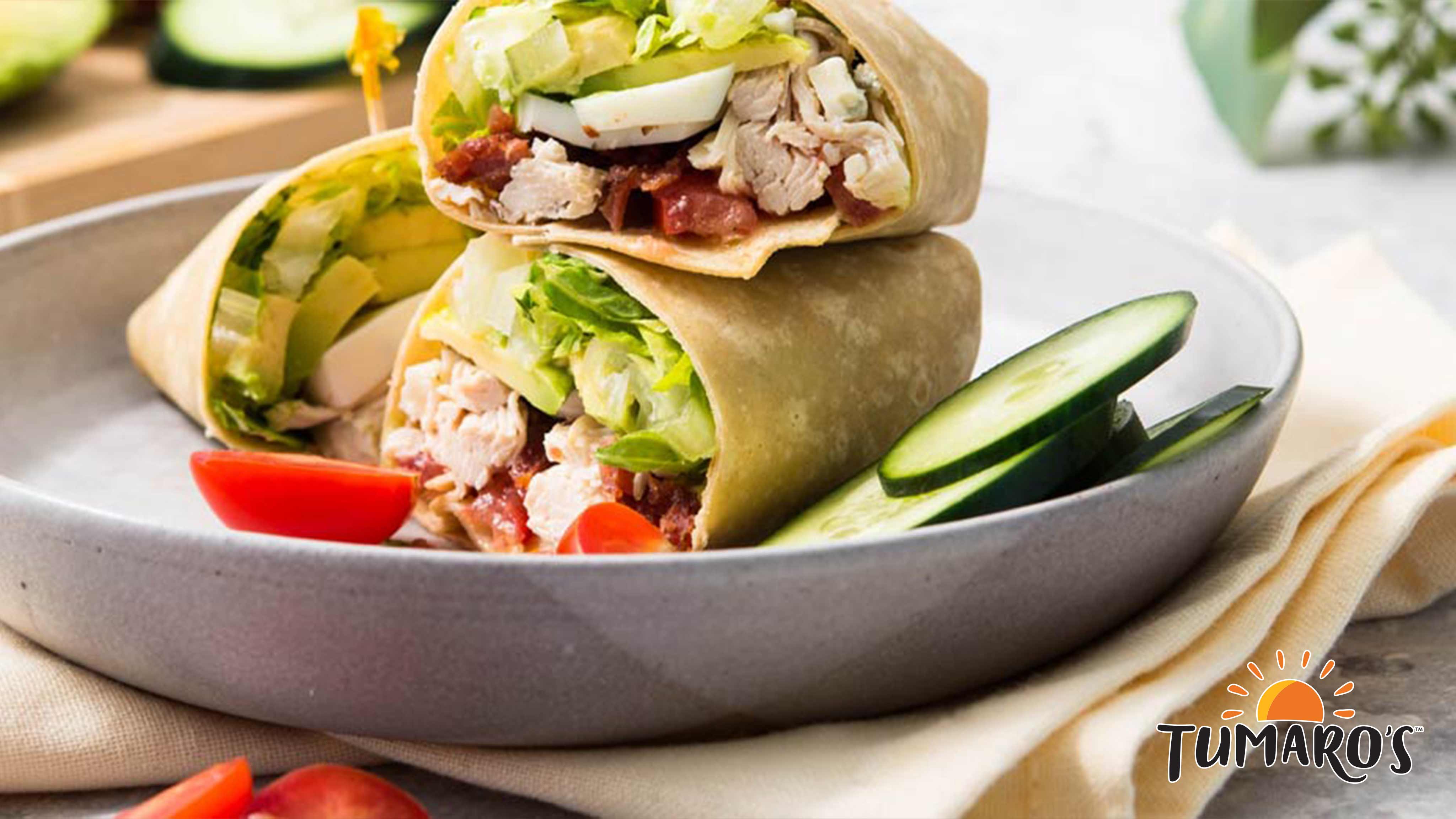 Image for Recipe Tumaros Cobb Salad Wrap