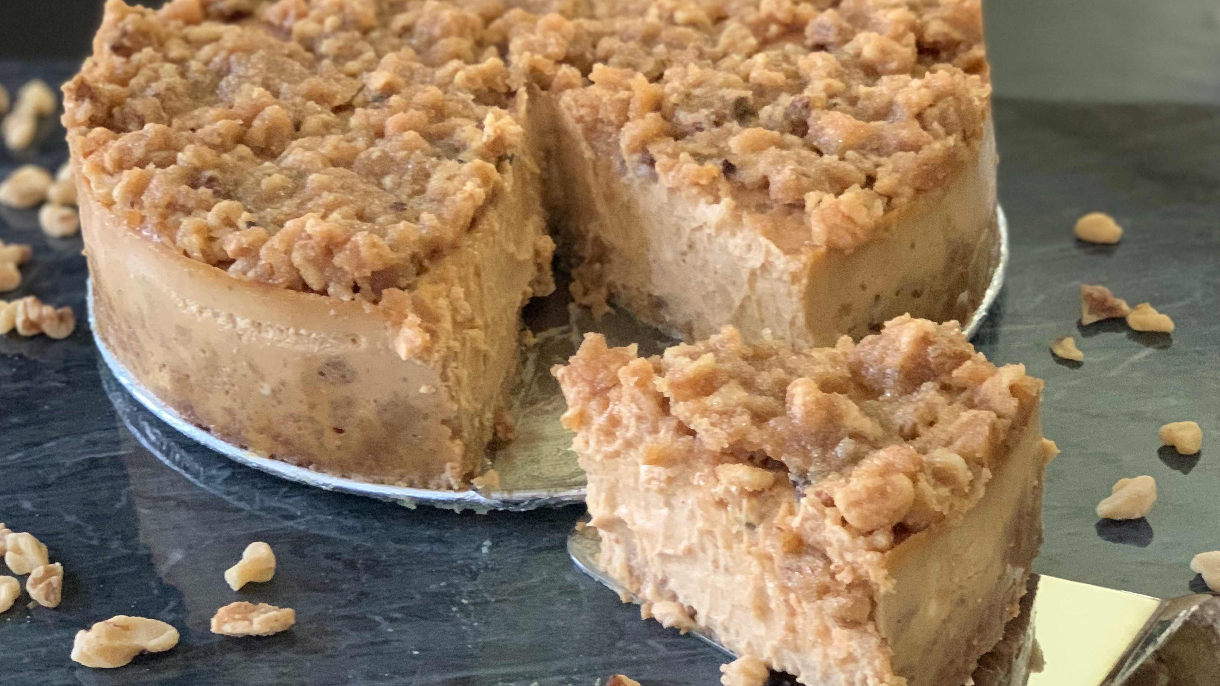 Super Ron's Food Center - Recipe: Walnut Pumpkin Cheesecake