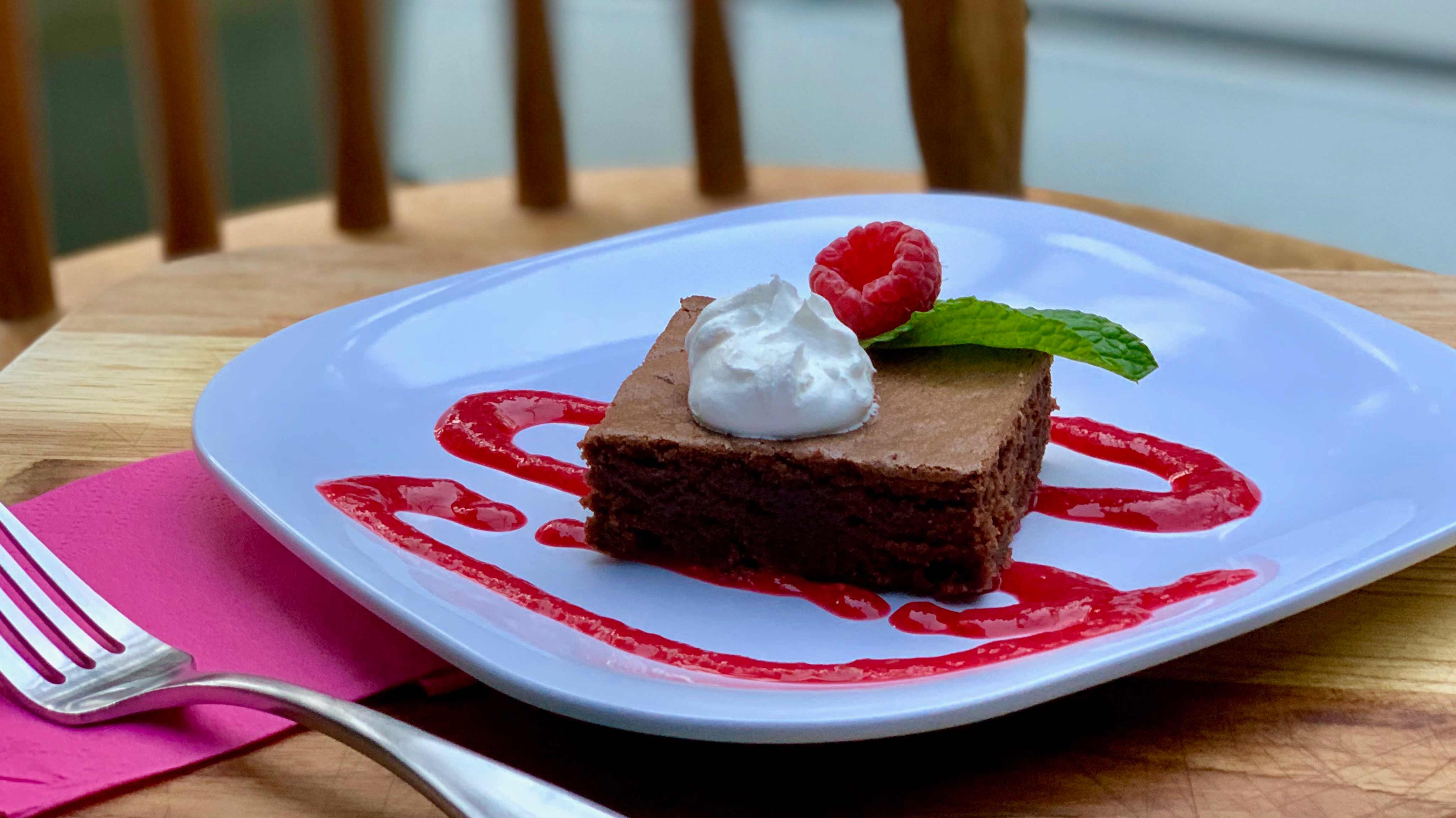 Image for Recipe Classic Chocolate Cake with Raspberry Puree