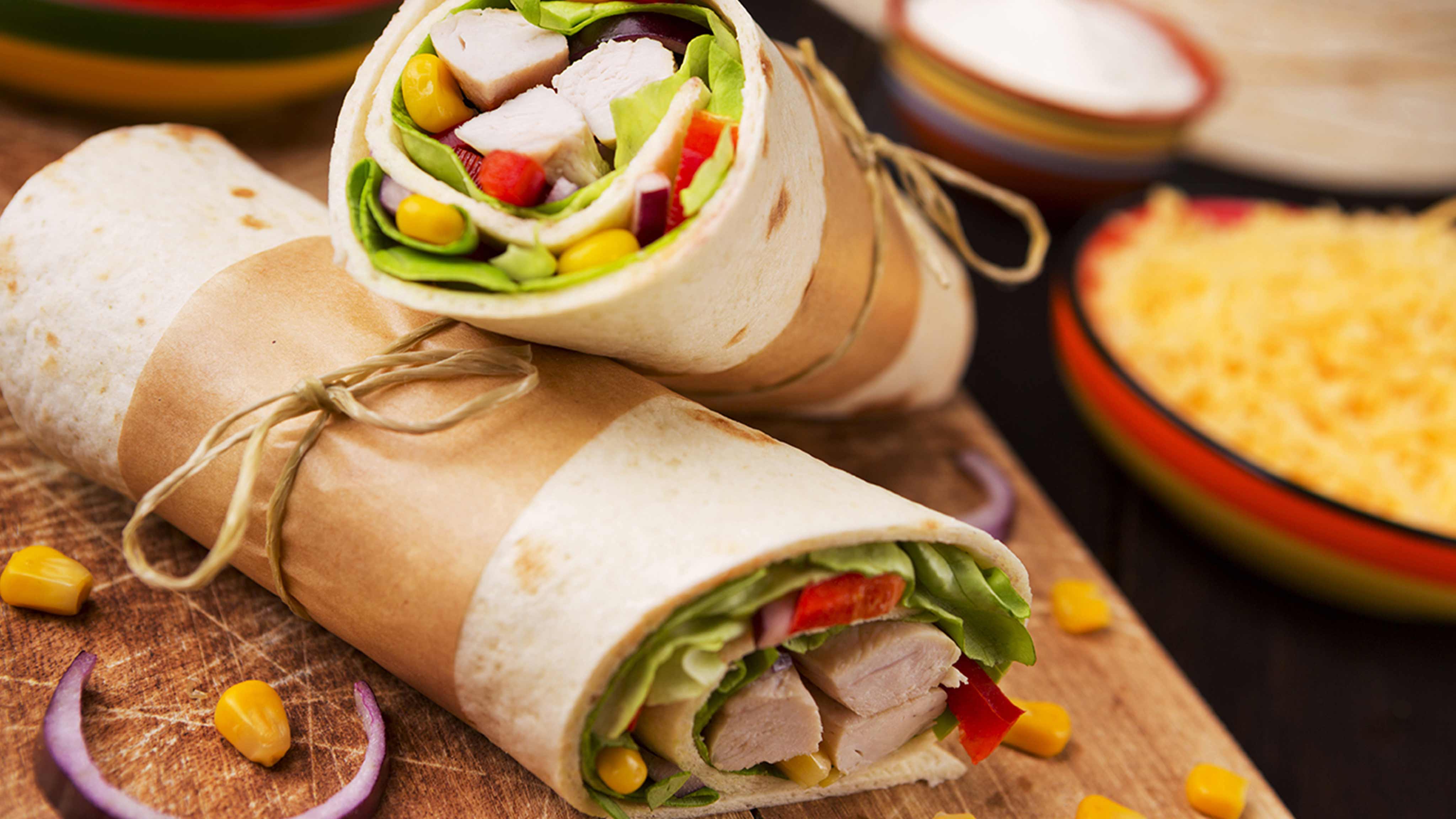Image for Recipe Southwest Chicken Wraps