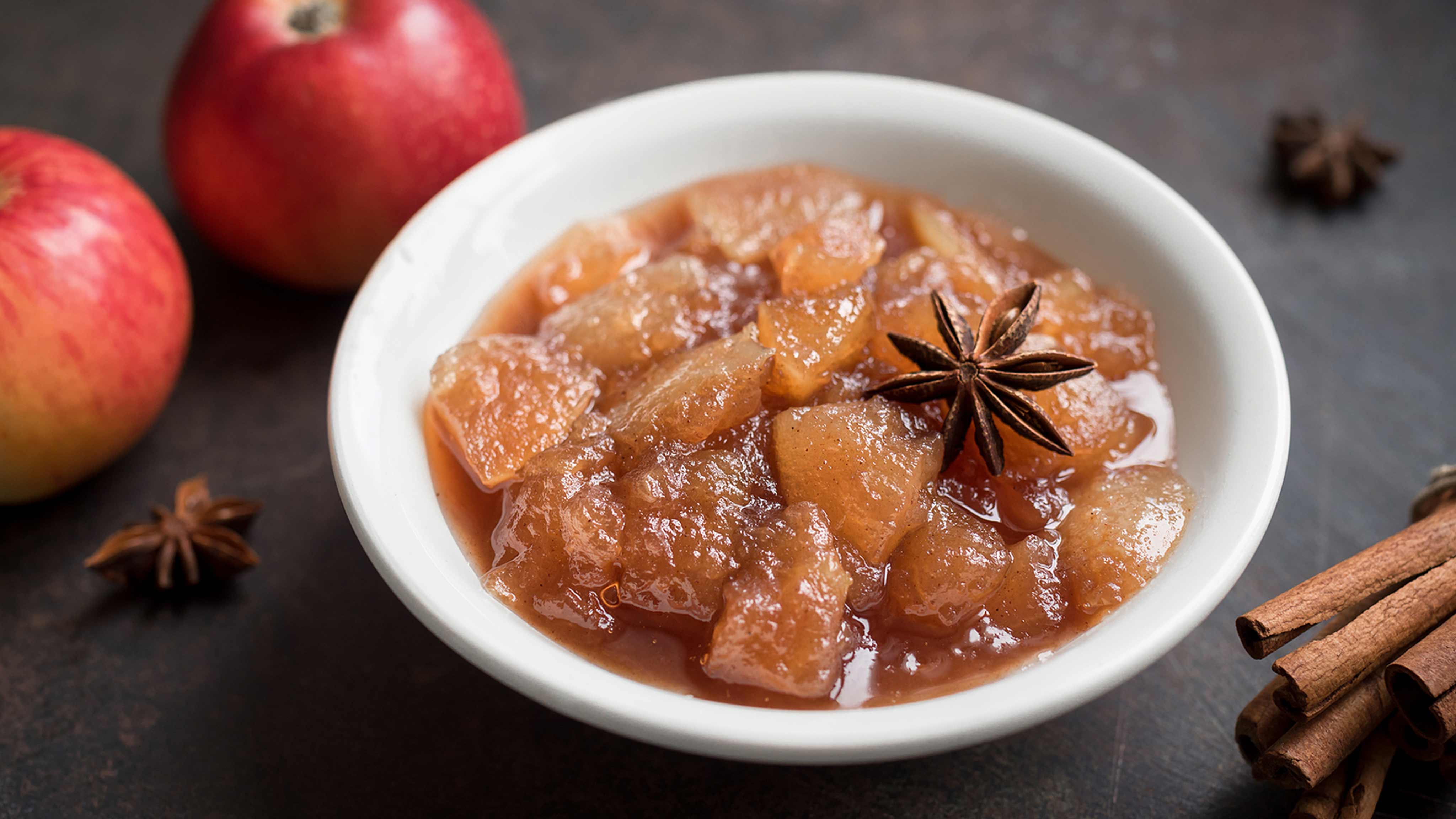 Image for Recipe Chunky Hot Apple Sauce