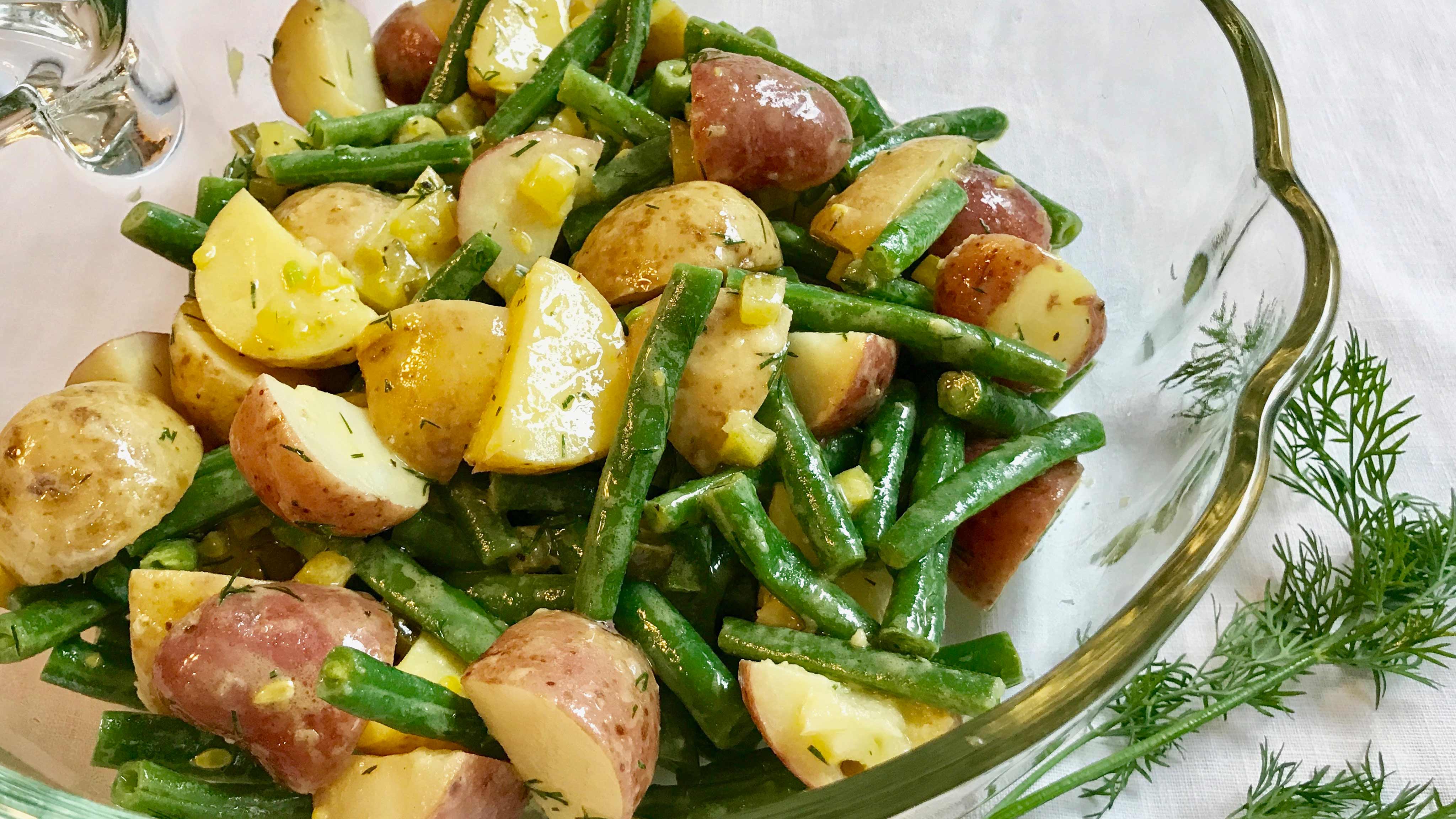 Image for Recipe New Potato Salad in Mustard Dill Vinaigrette
