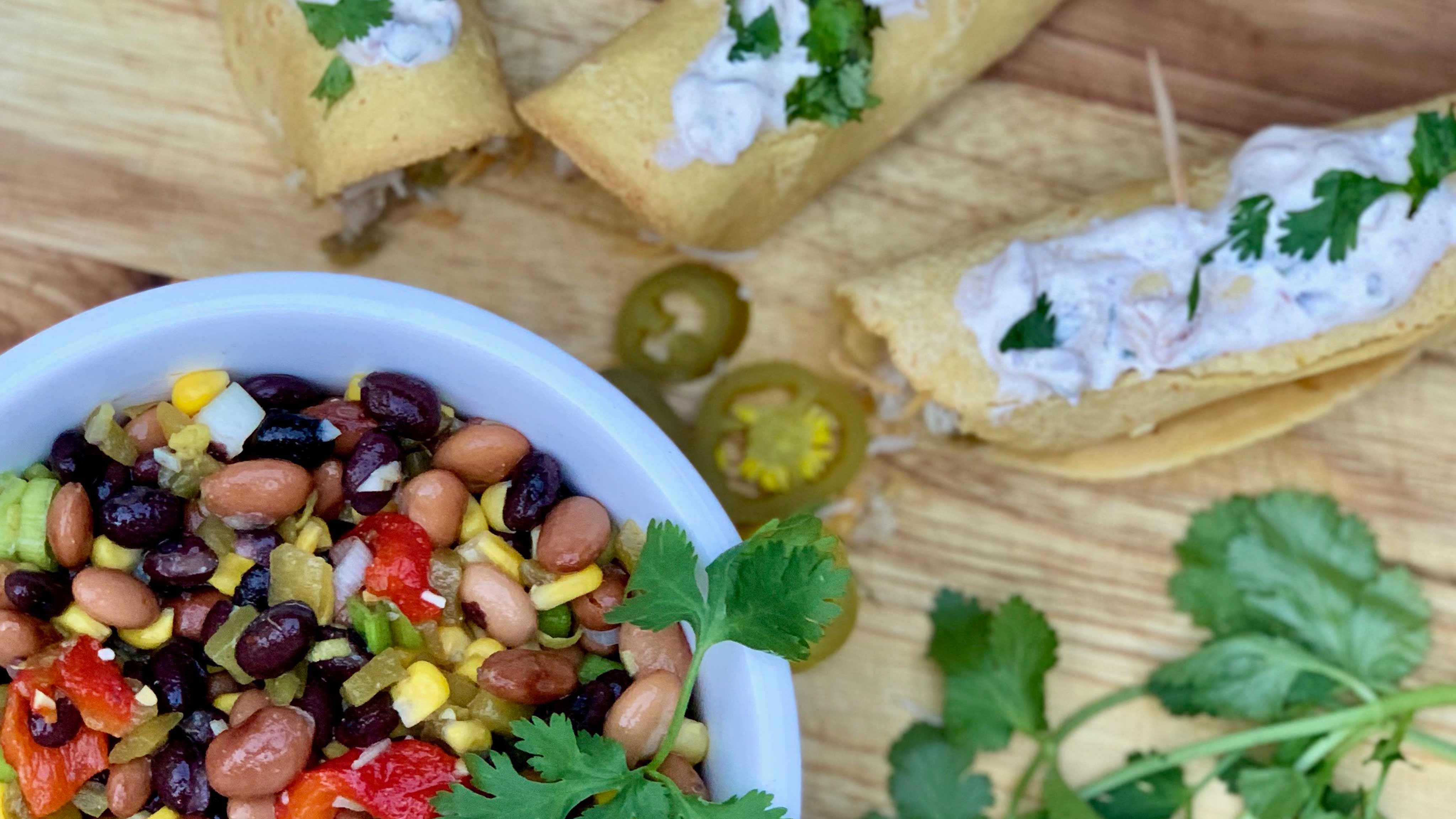 Image for Recipe Roasted Pepper, Corn and Bean Salad