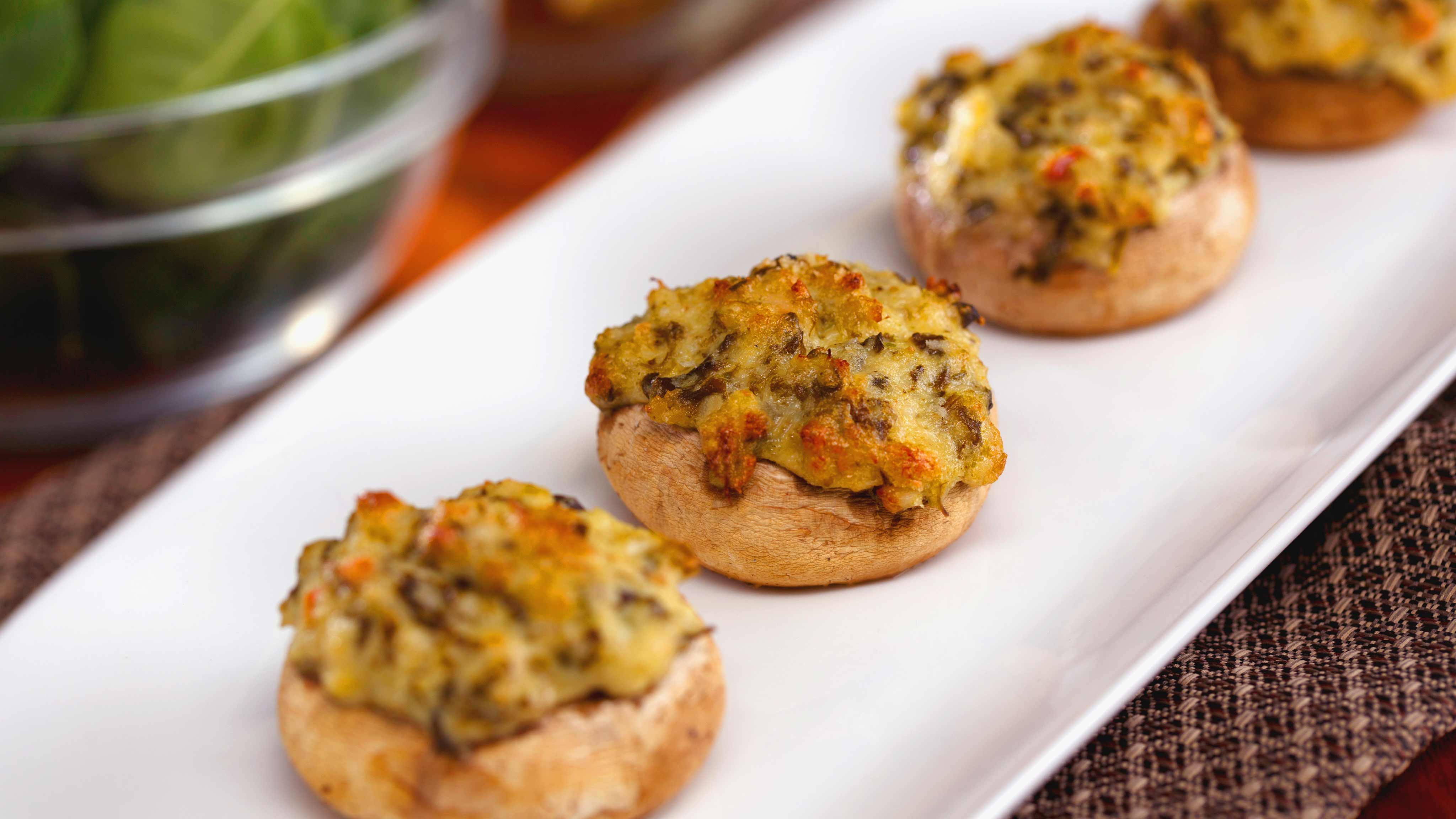 Image for Recipe Stuffed Mushrooms with Crab