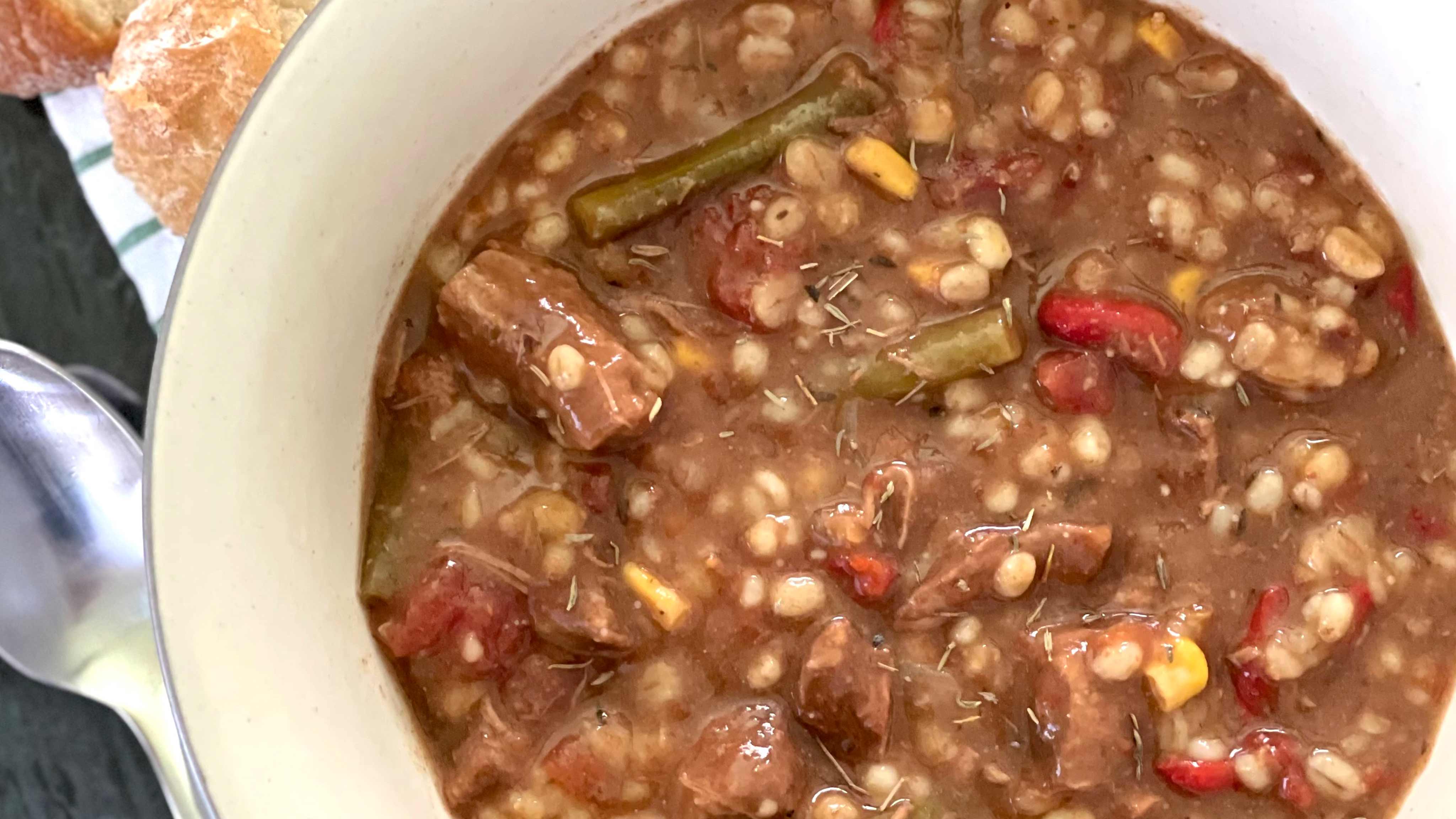 Image for Recipe Slow Cooker Beef Barley Soup