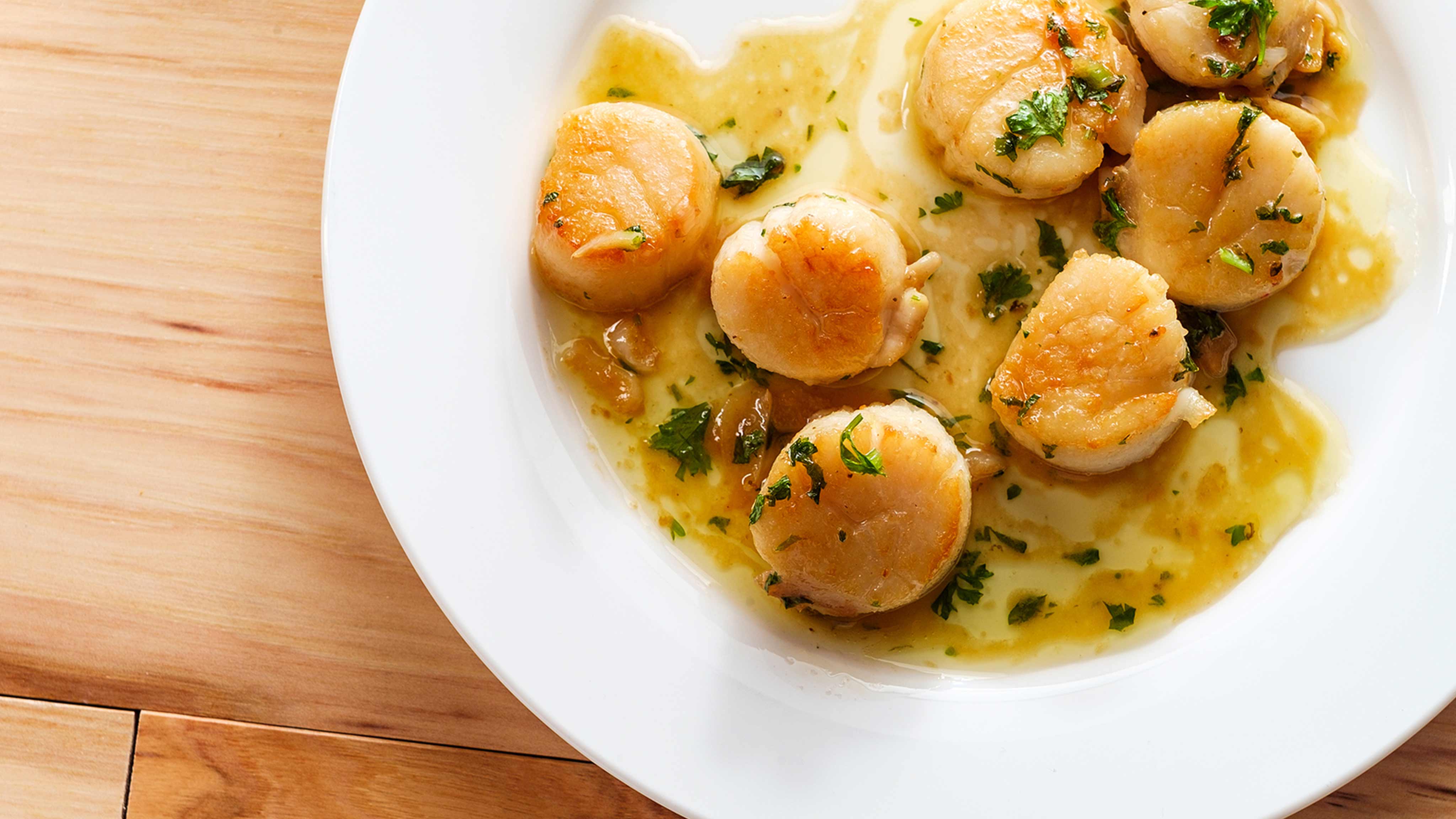 Image for Recipe Scallops in Buttery Garlic Sauce