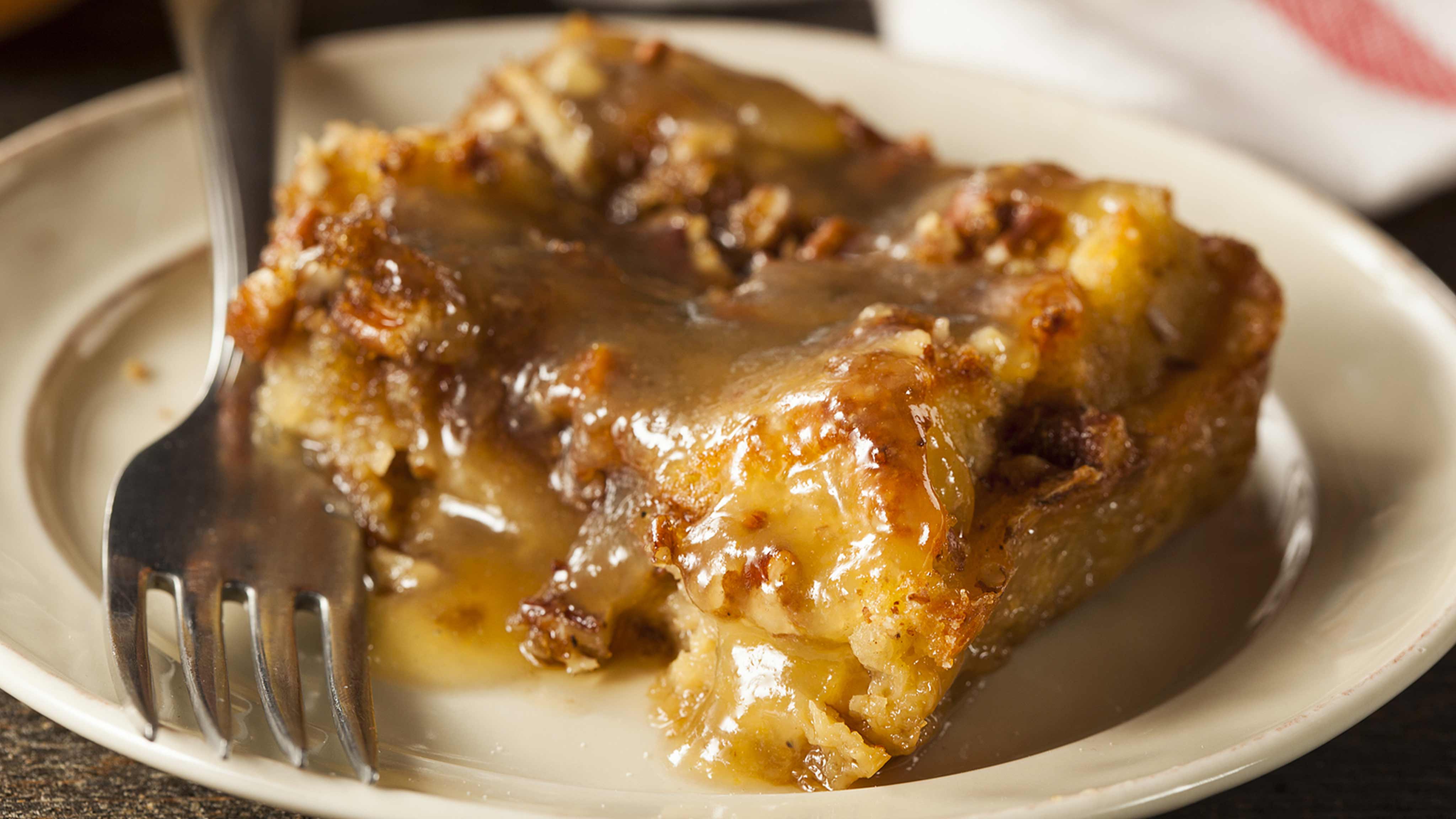 Image for Recipe Bourbon Sauced Bread Pudding