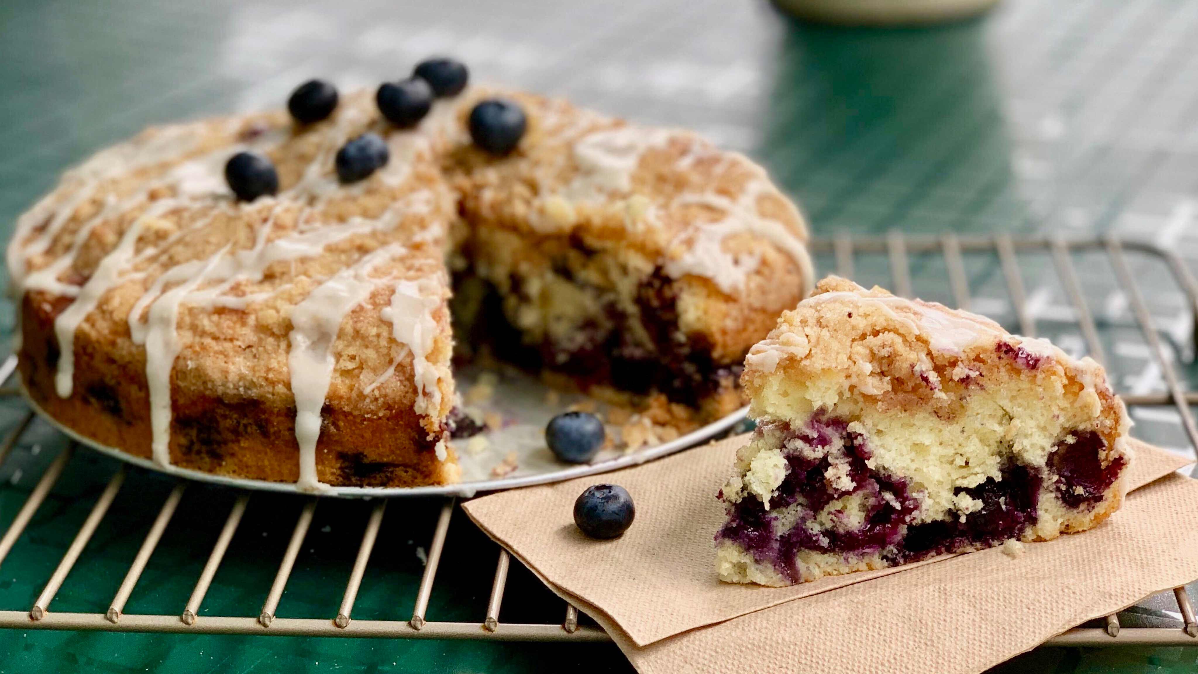 Lemon Blueberry Coffee Cake