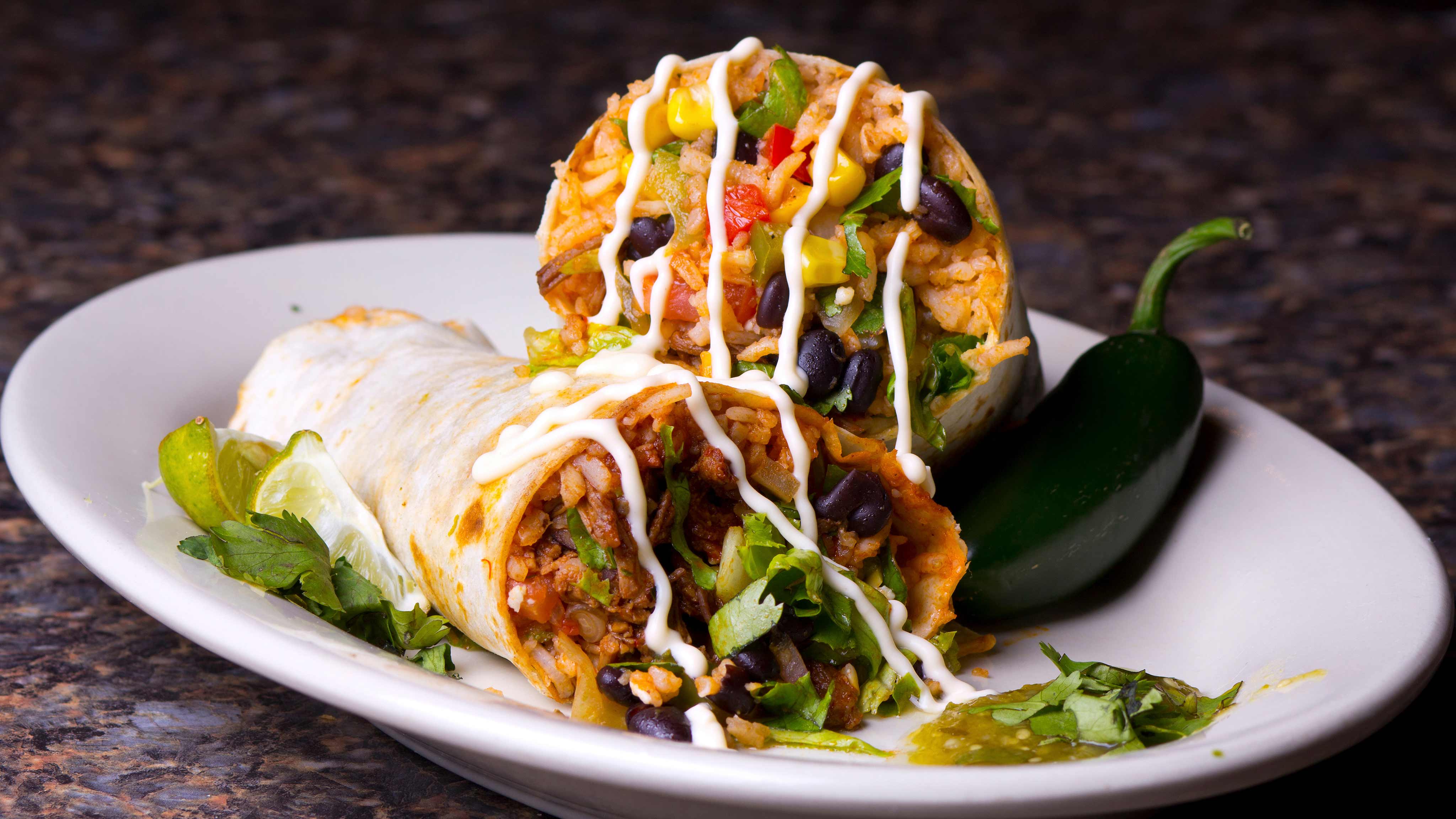 Image for Recipe Bean And Rice Burritos