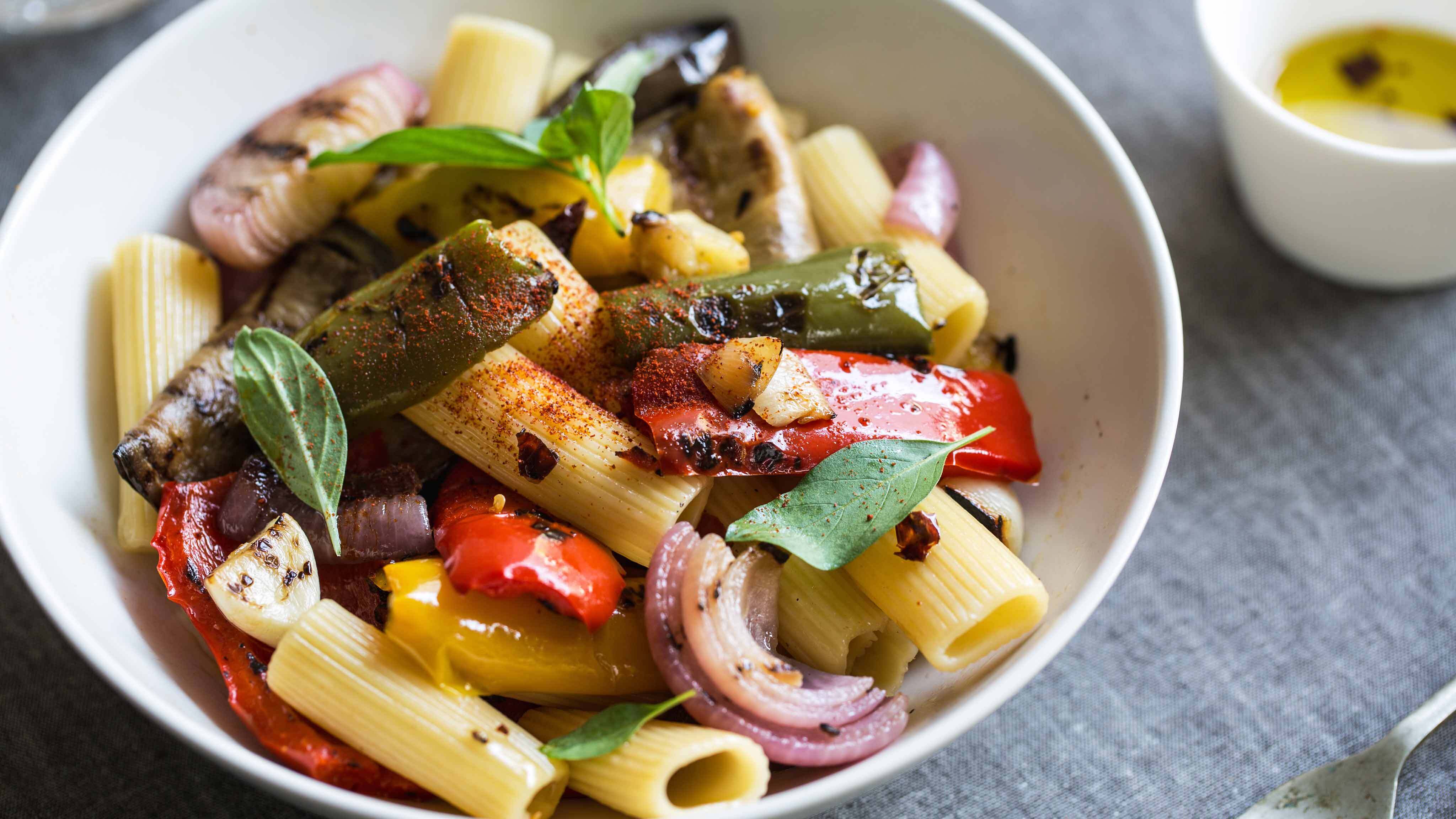 Image for Recipe Rigatoni With Grilled Vegetables