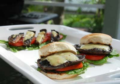 Kirby Foods - Recipe: Grilled Portabella Mushroom Burgers