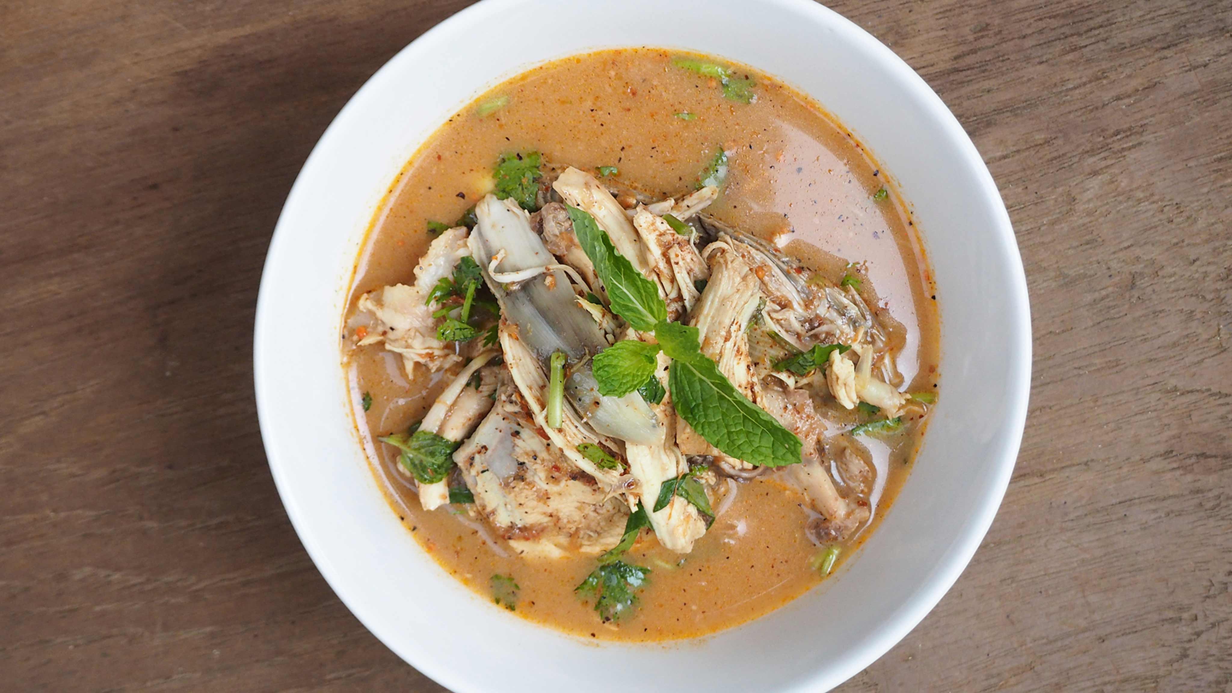 Image for Recipe Warming Chicken and Asian Vegetable Soup