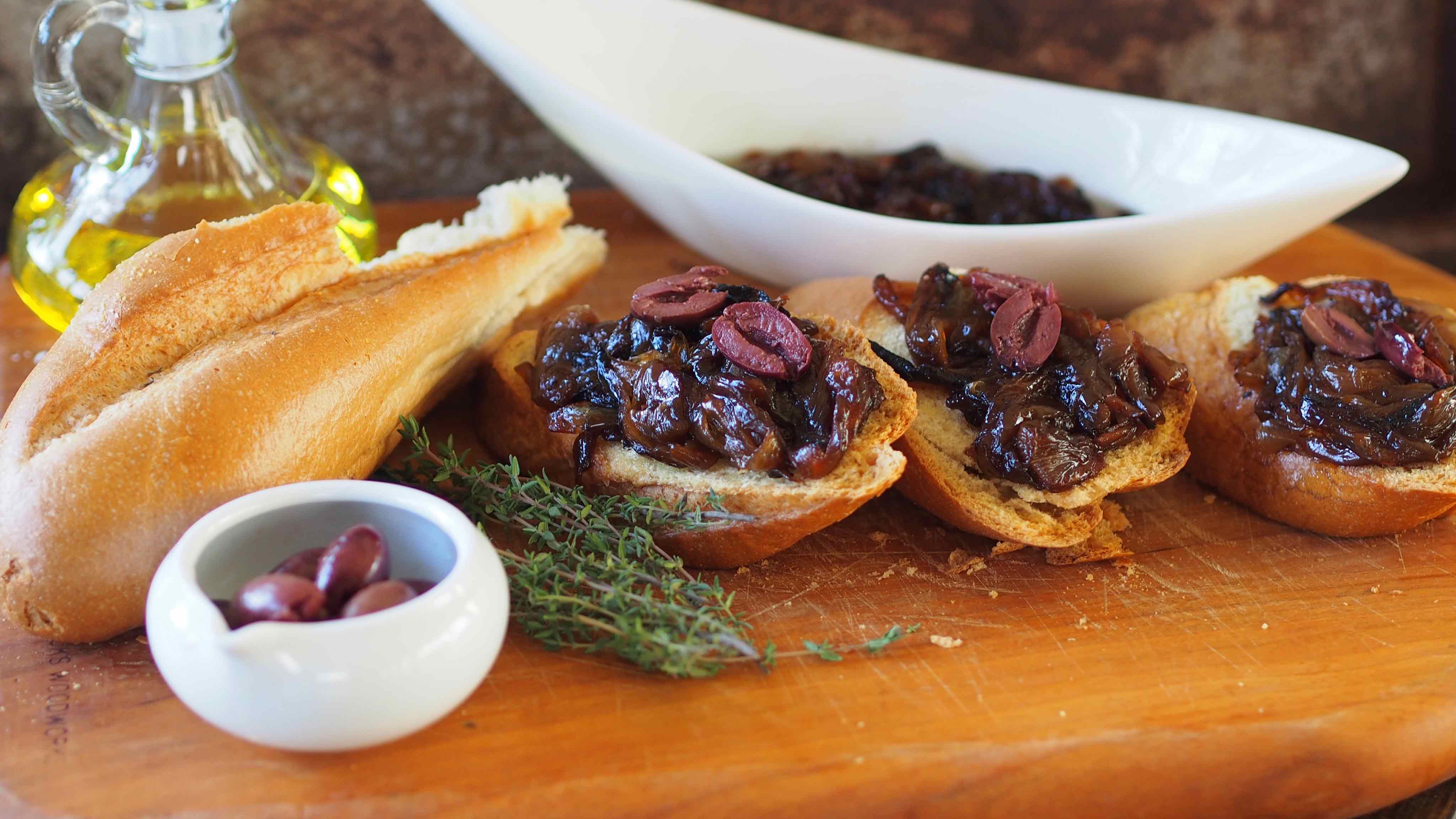 Image for Recipe Caramelized Onion Bruschetta