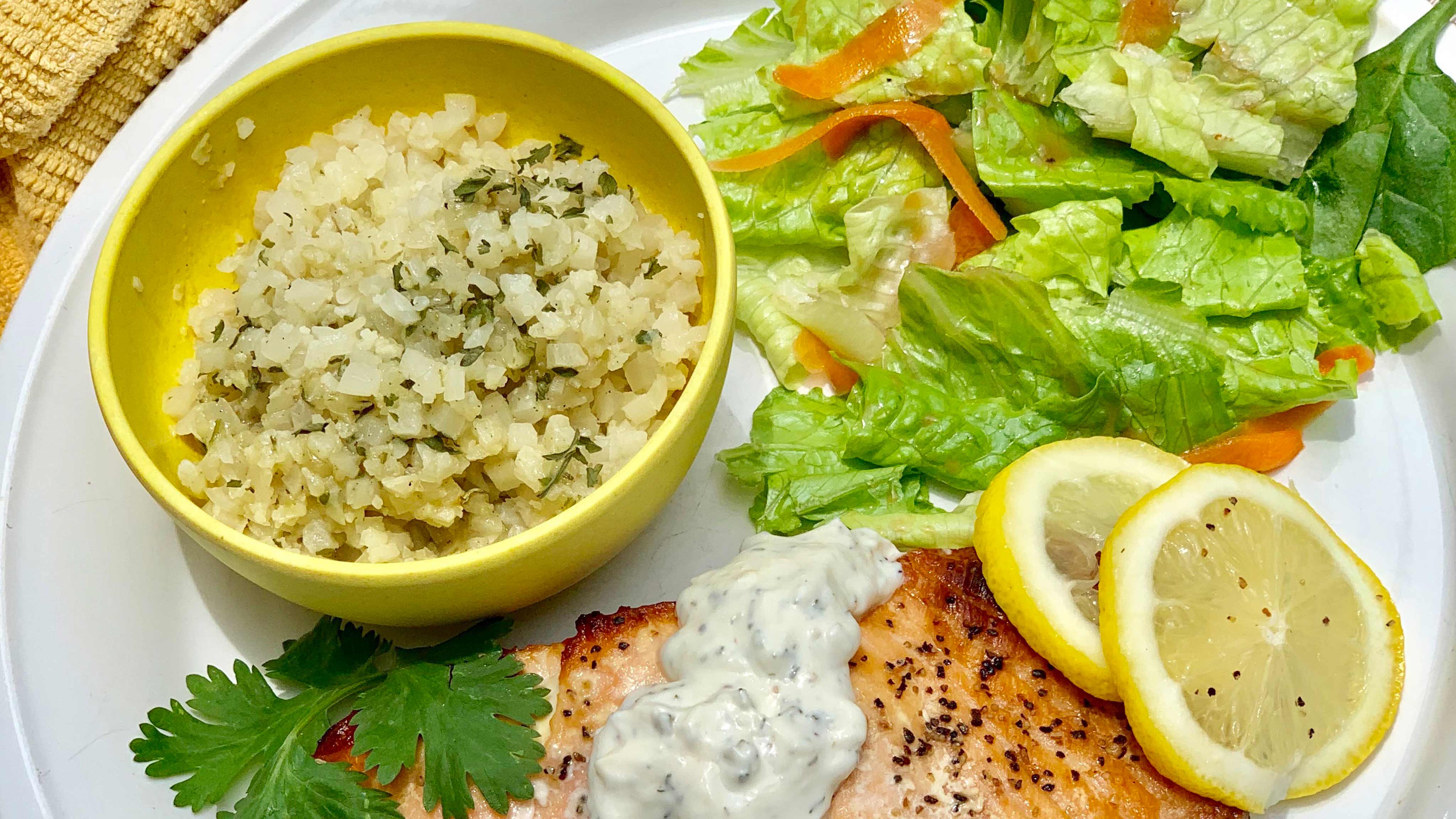 Image for Recipe Grilled Salmon with Horseradish Dill Sauce