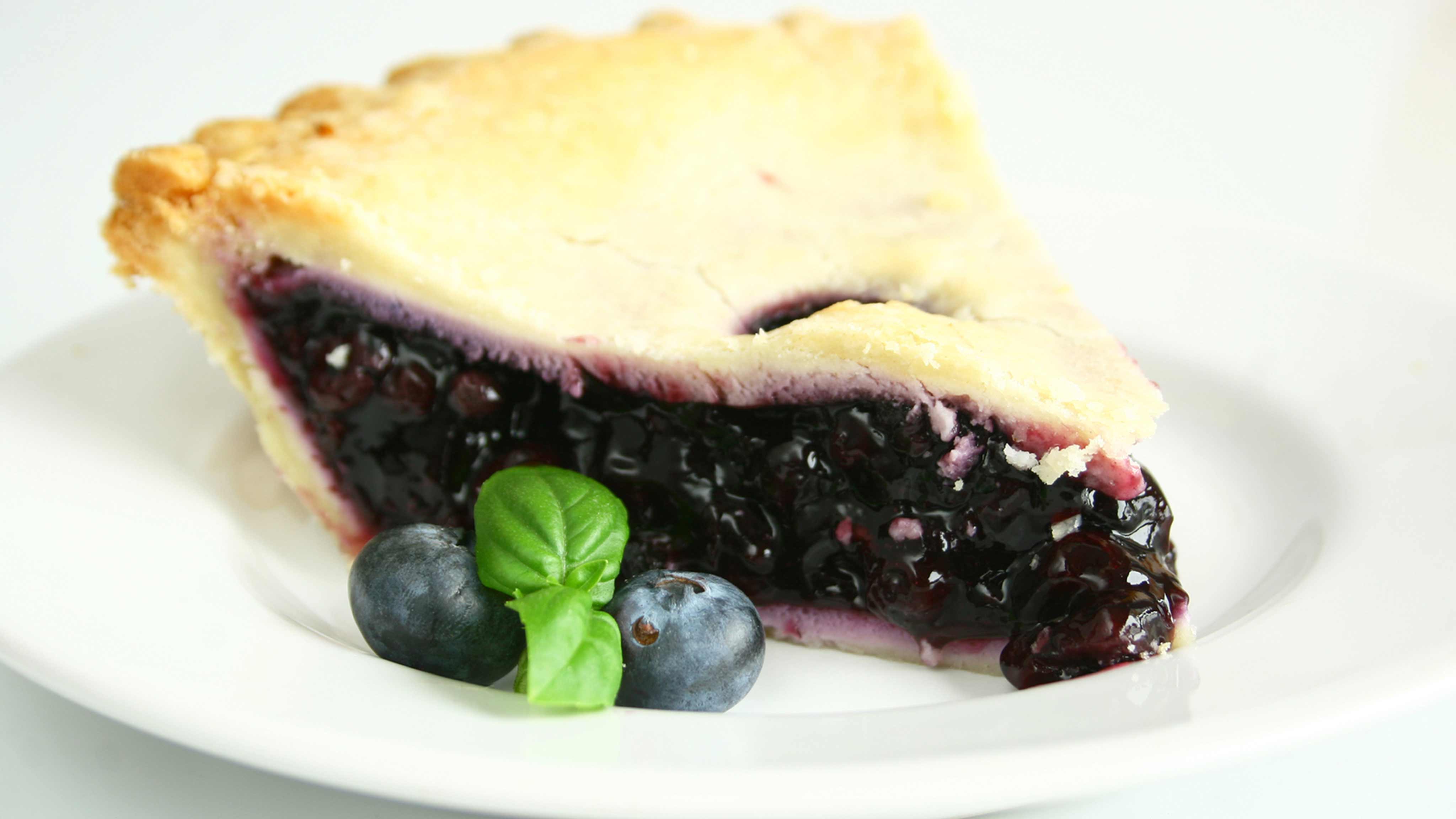 No Bake Blueberry Pie