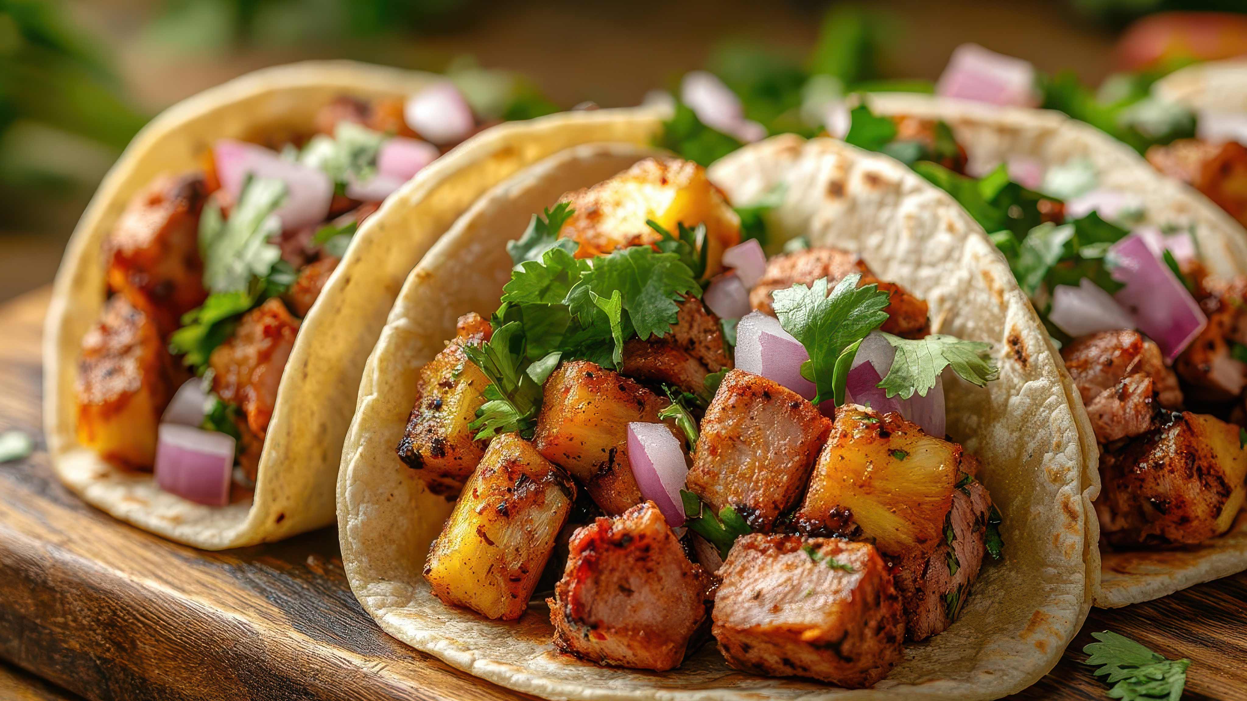 Image for Recipe Velveted Pork Tacos