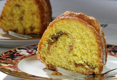 Cinnamon Bundt Cake with Cranberry Glaze - Style Sweet