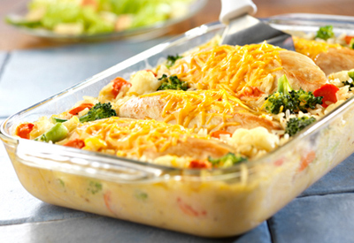 Tops Friendly Markets Recipe Campbell S Cheesy Chicken And Rice Casserole