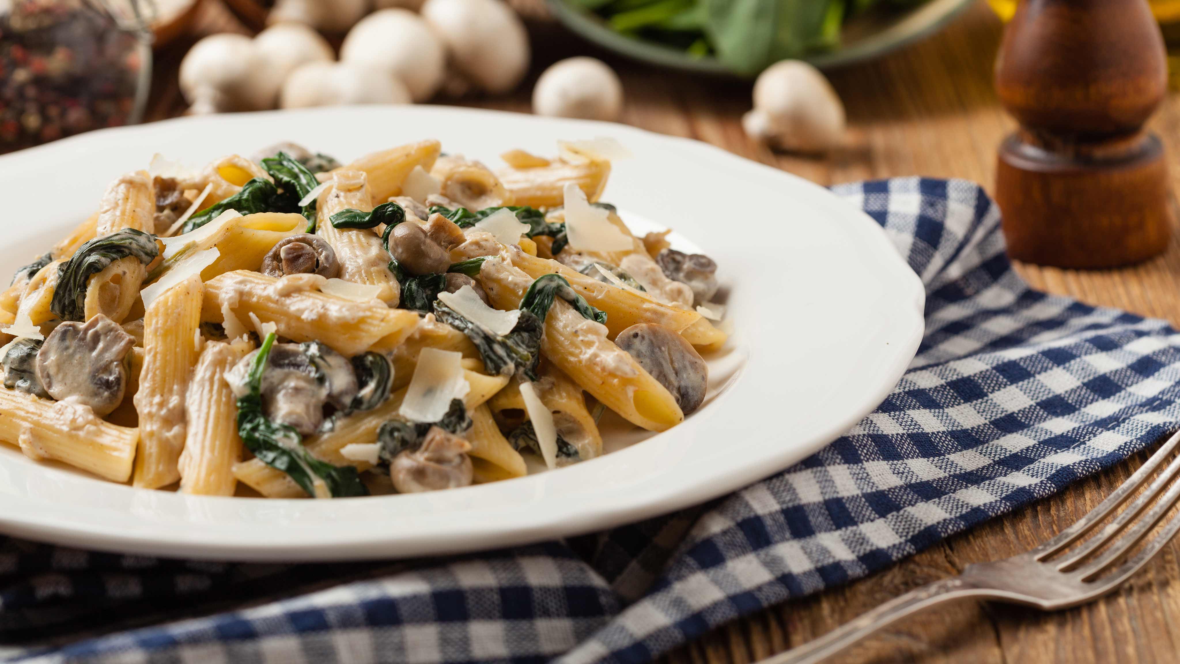 Image for Recipe Penne Pasta with Lemon Vegetables and Ricotta