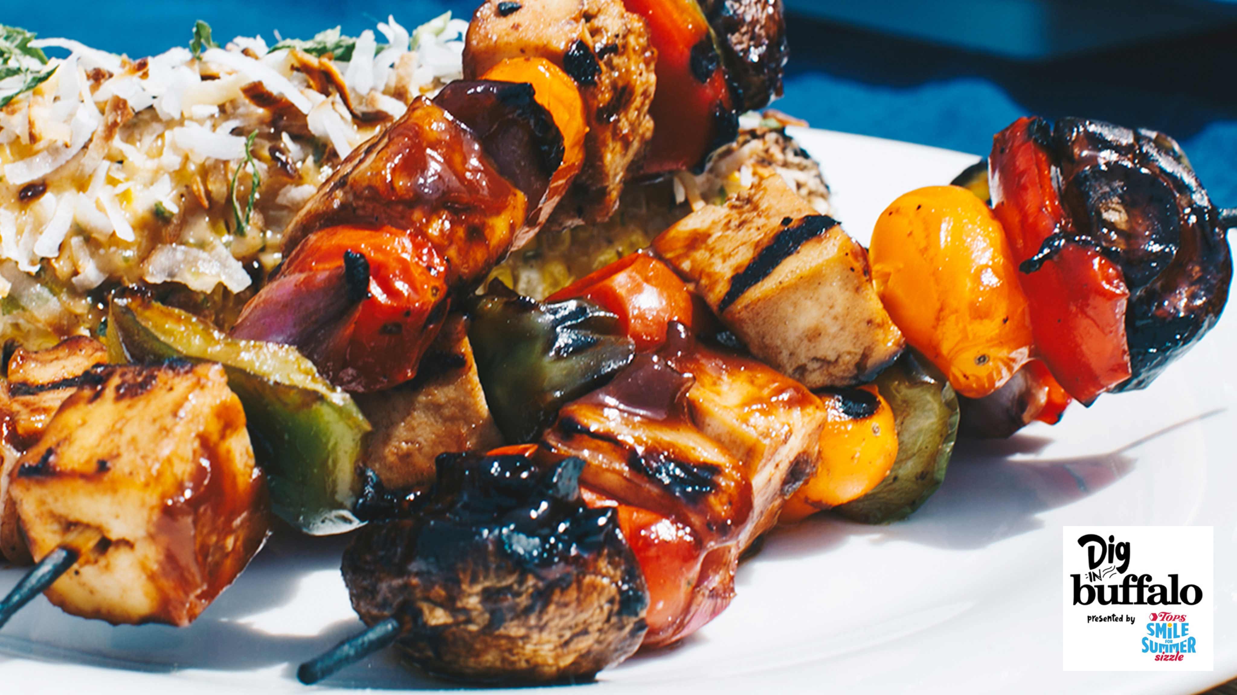 Image for Recipe Grilled Barbecue Kebabs