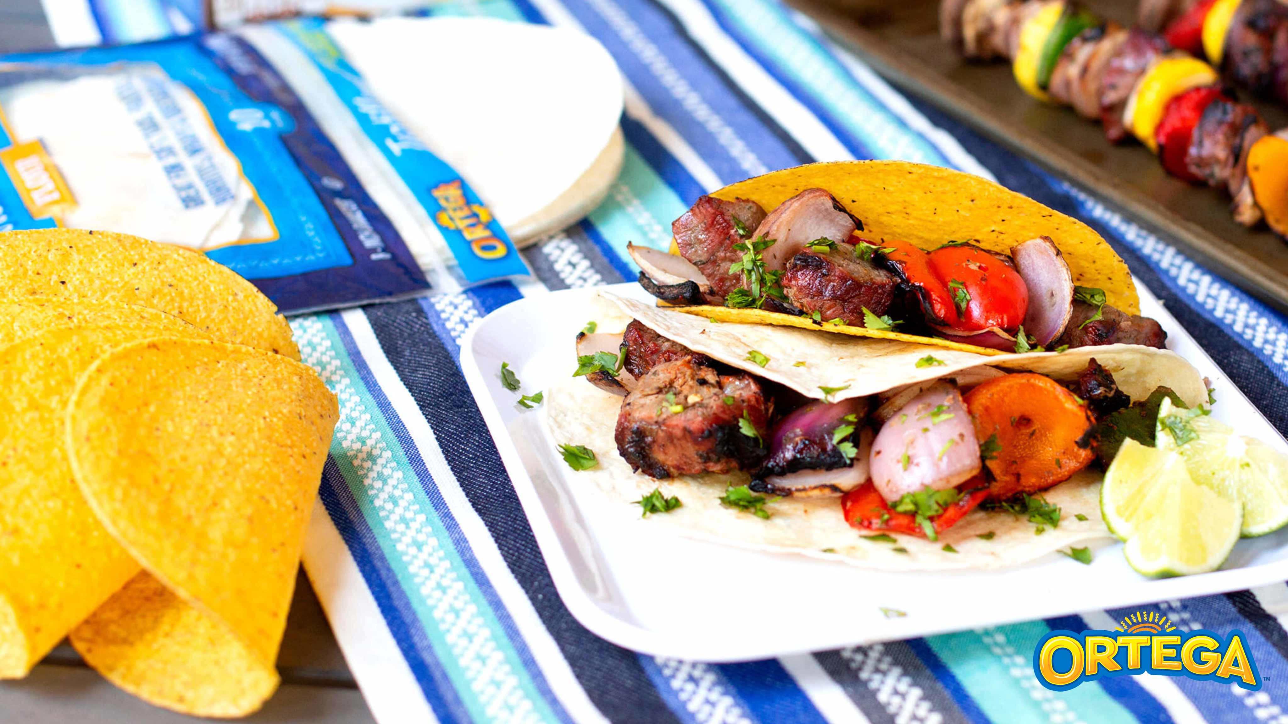 Image for Recipe Grilled Kabob Tacos