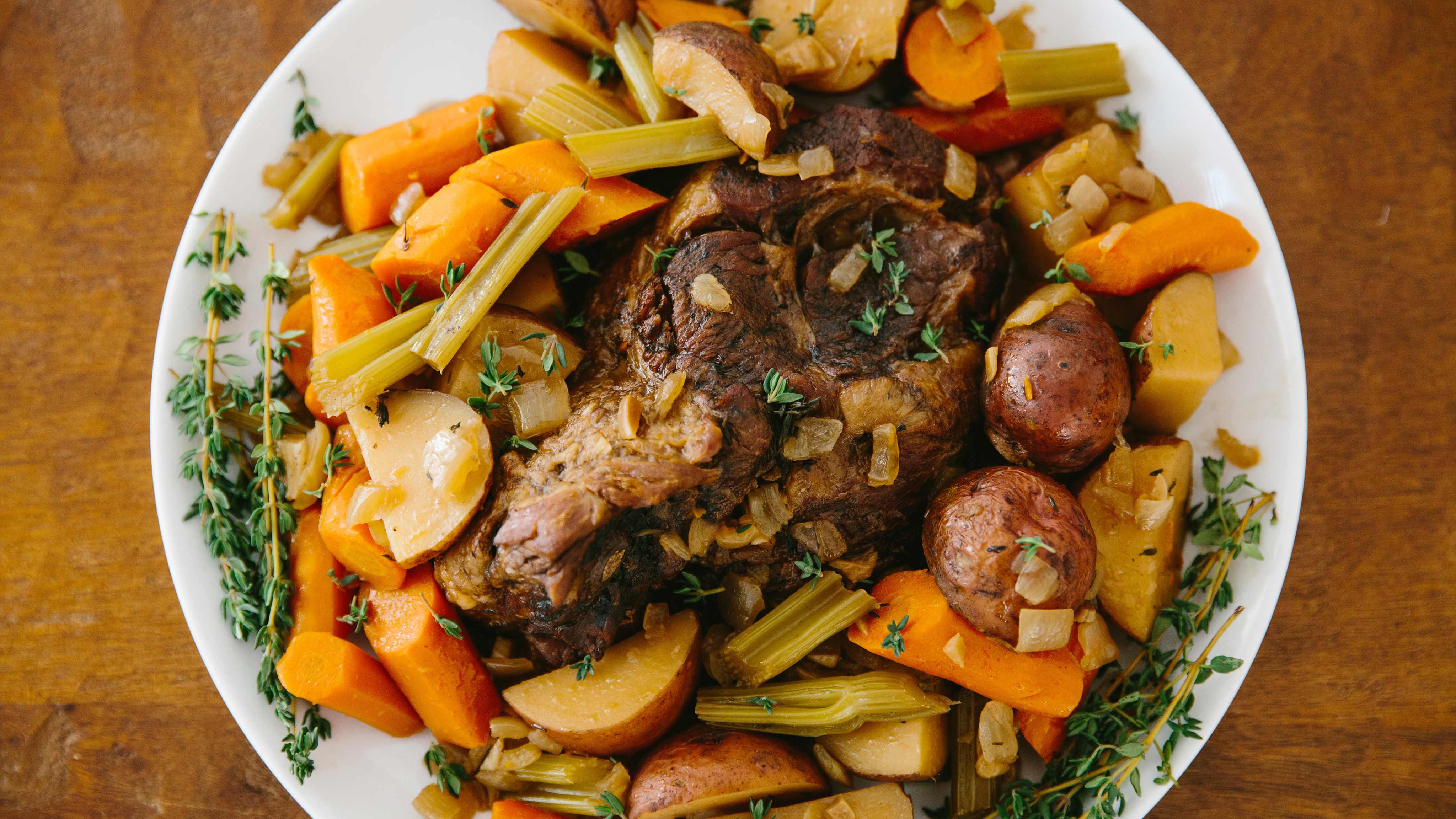 Image for Recipe Slow Cooker Pot Roast with Root Vegetables