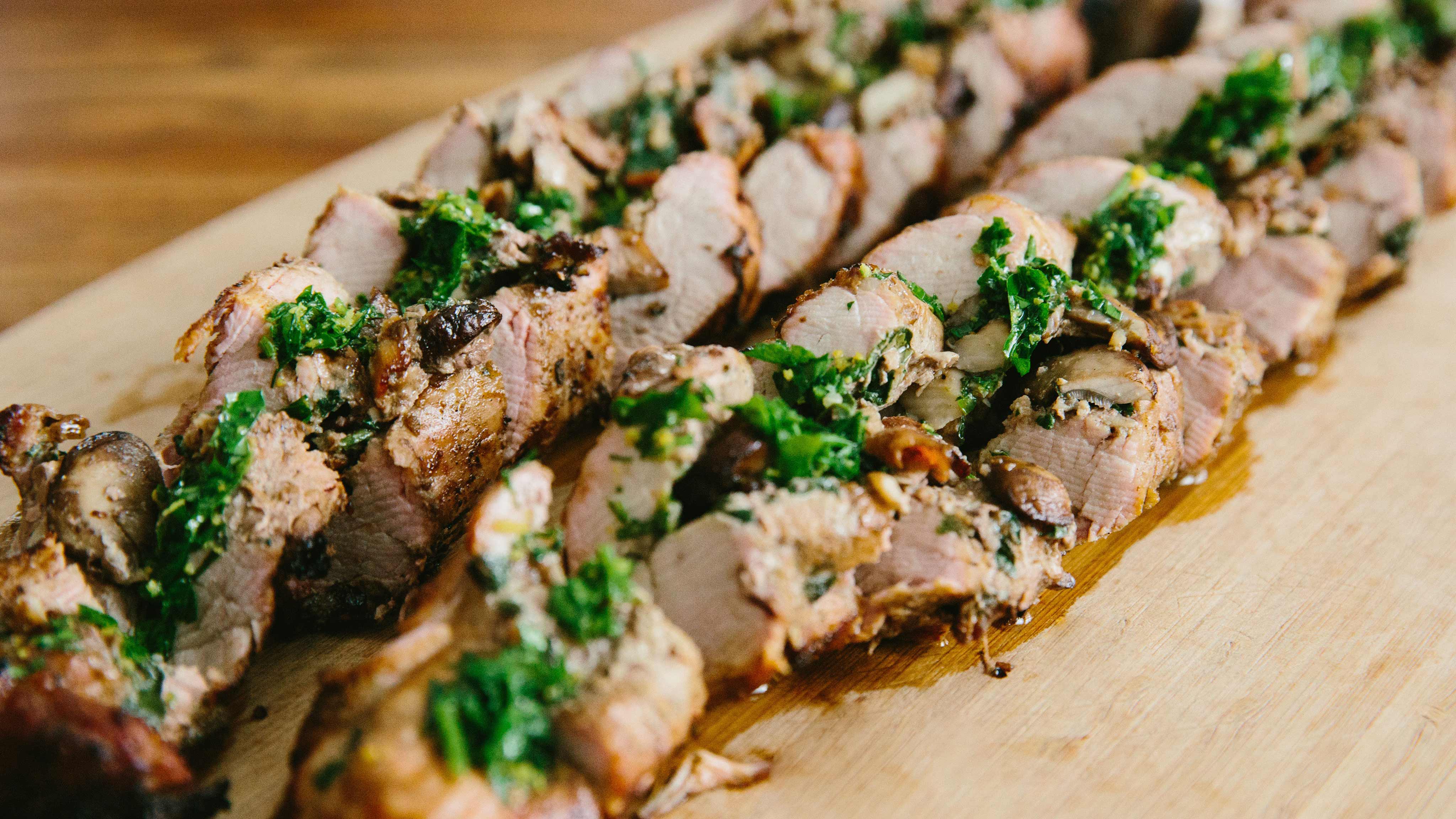 Image for Recipe Stuffed Pork Tenderloin