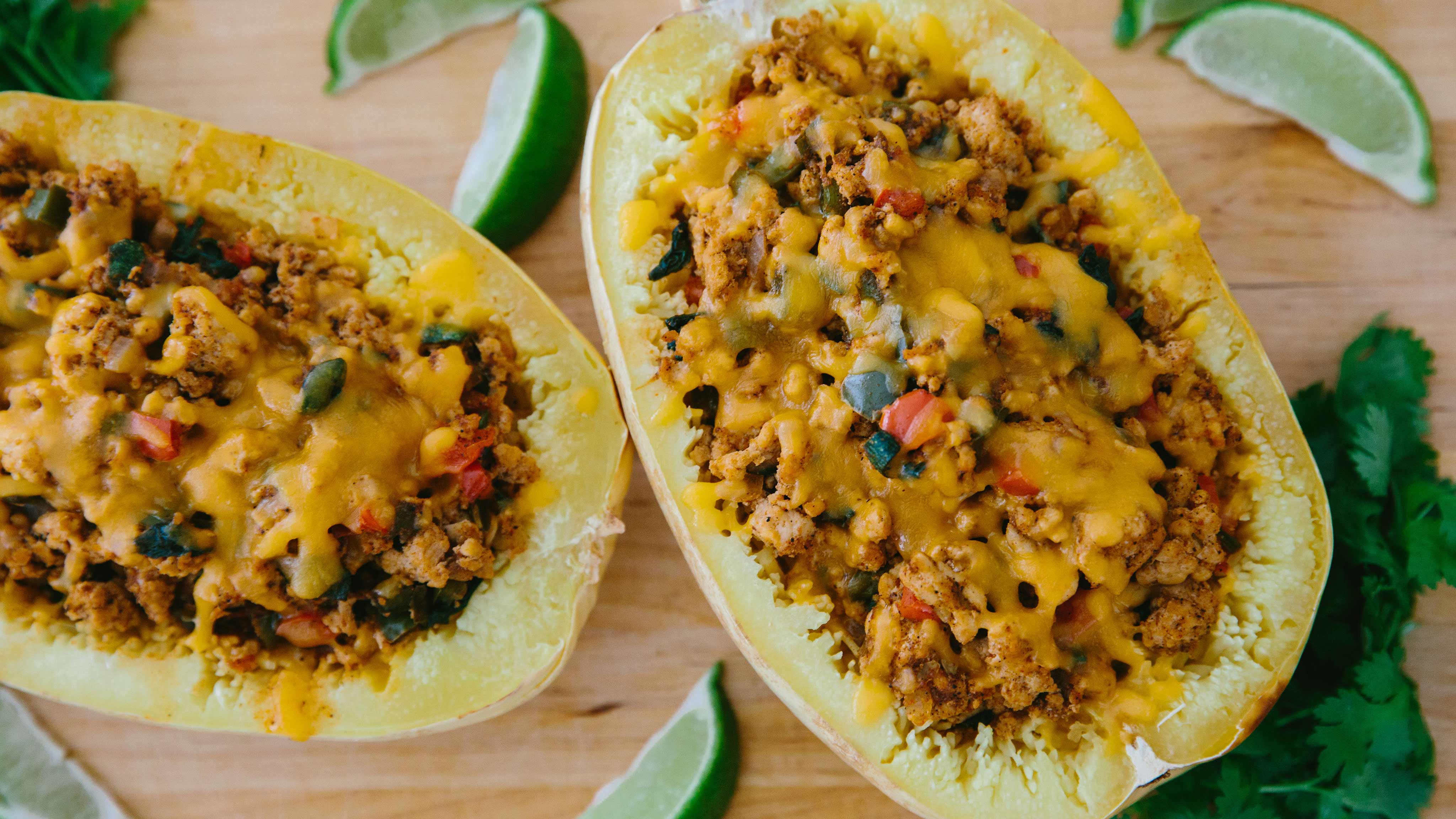 Image for Recipe Turkey Taco Squash Boats