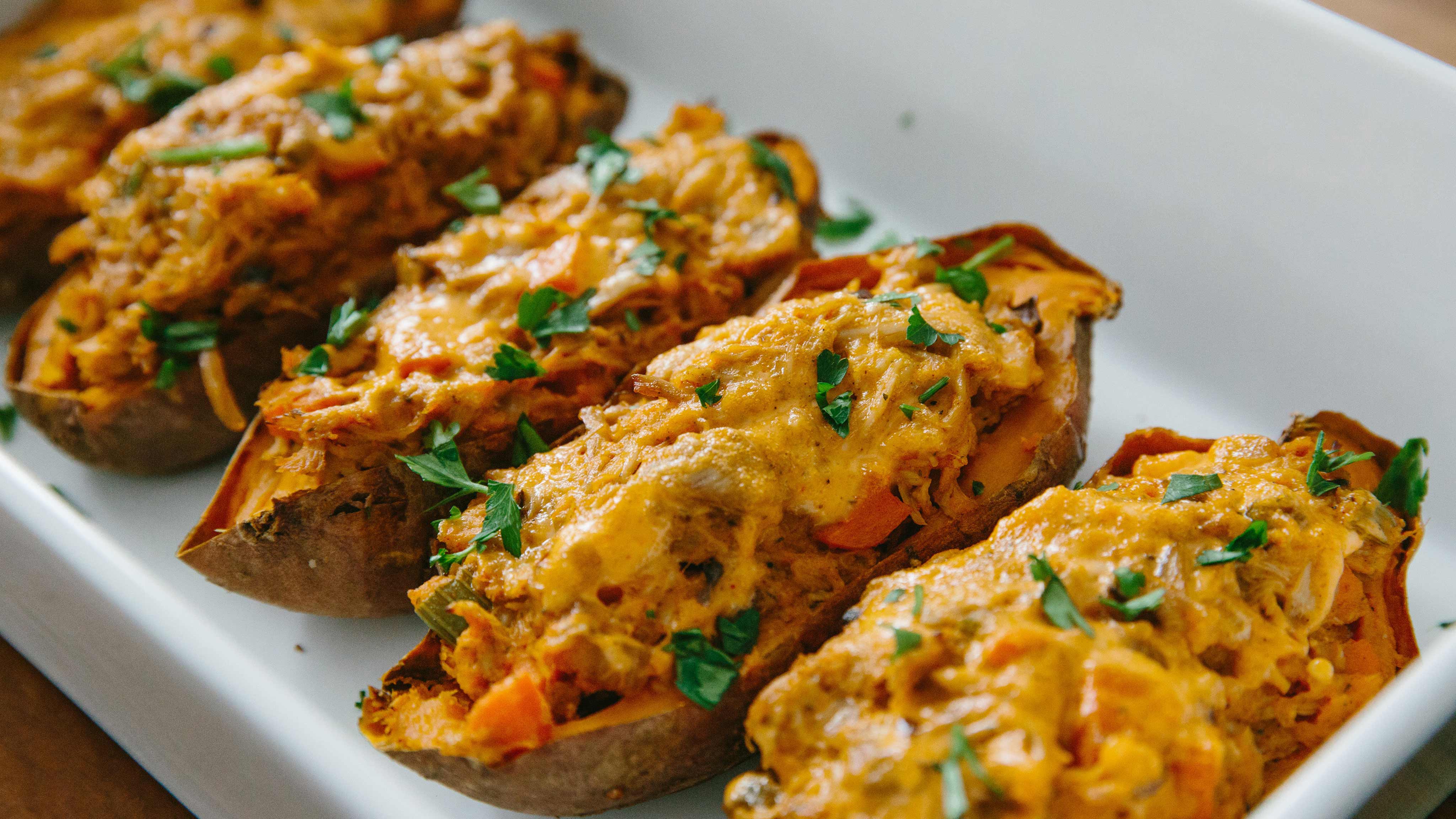 Image for Recipe Buffalo Chicken Stuffed Sweet Potatoes