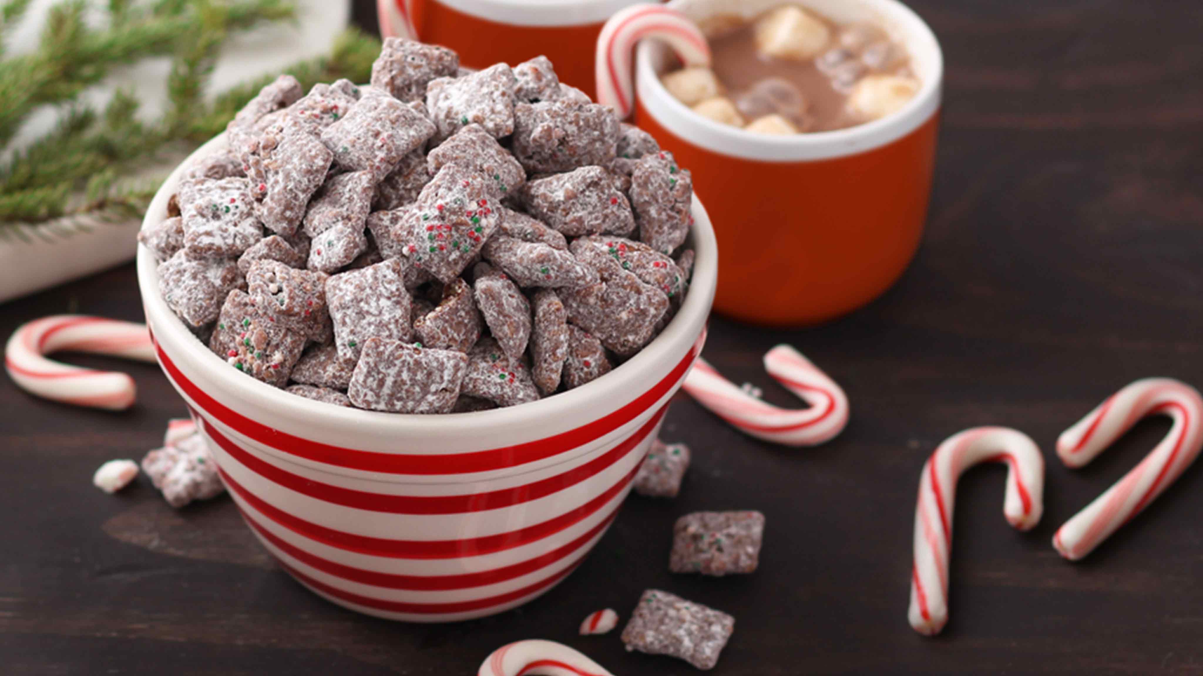 Image for Recipe Candy Cane Muddy Buddies