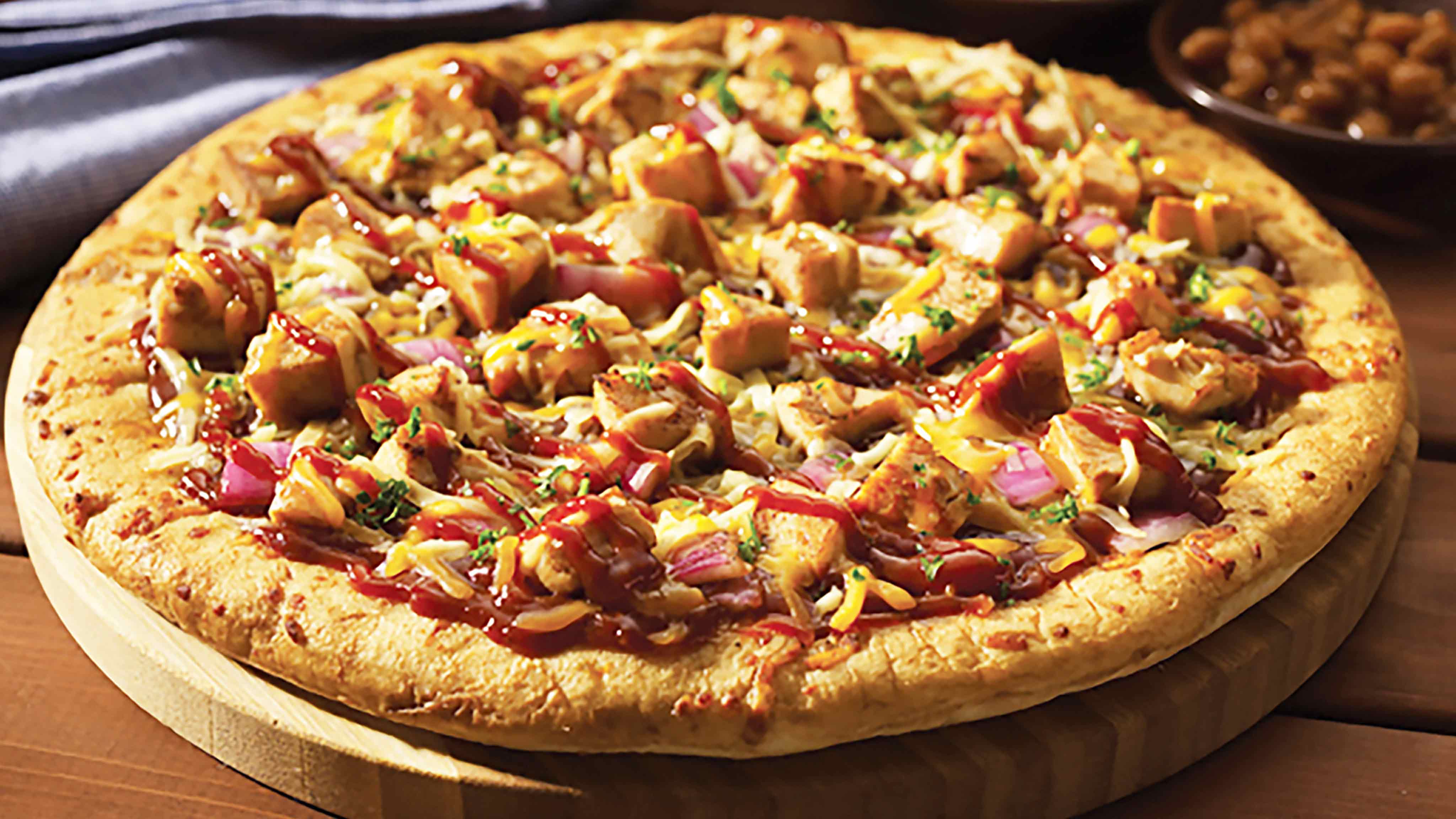 grilled bbq chicken pizza