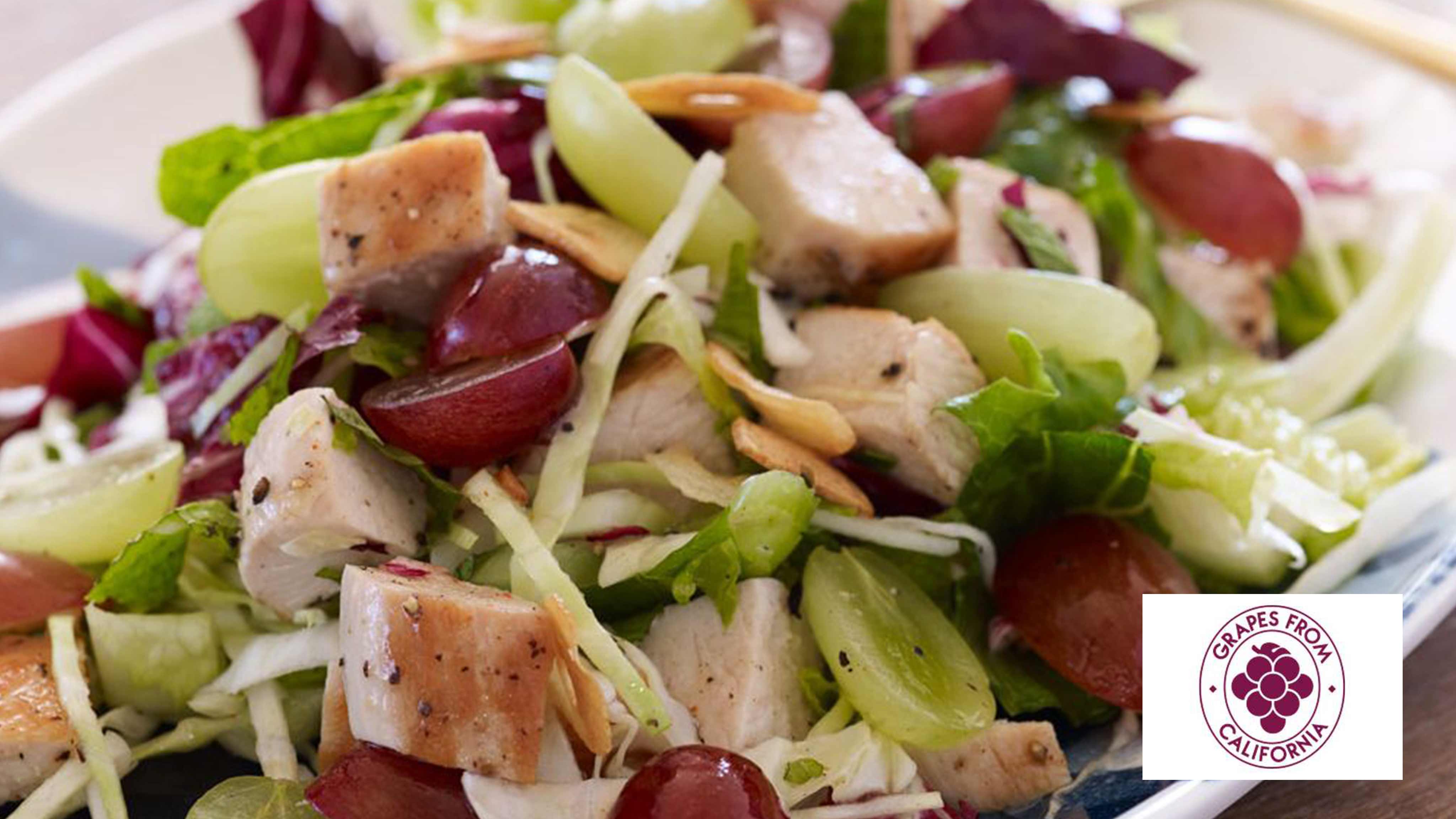 Image for Recipe Crispy Garlic Chicken Chopped Salad