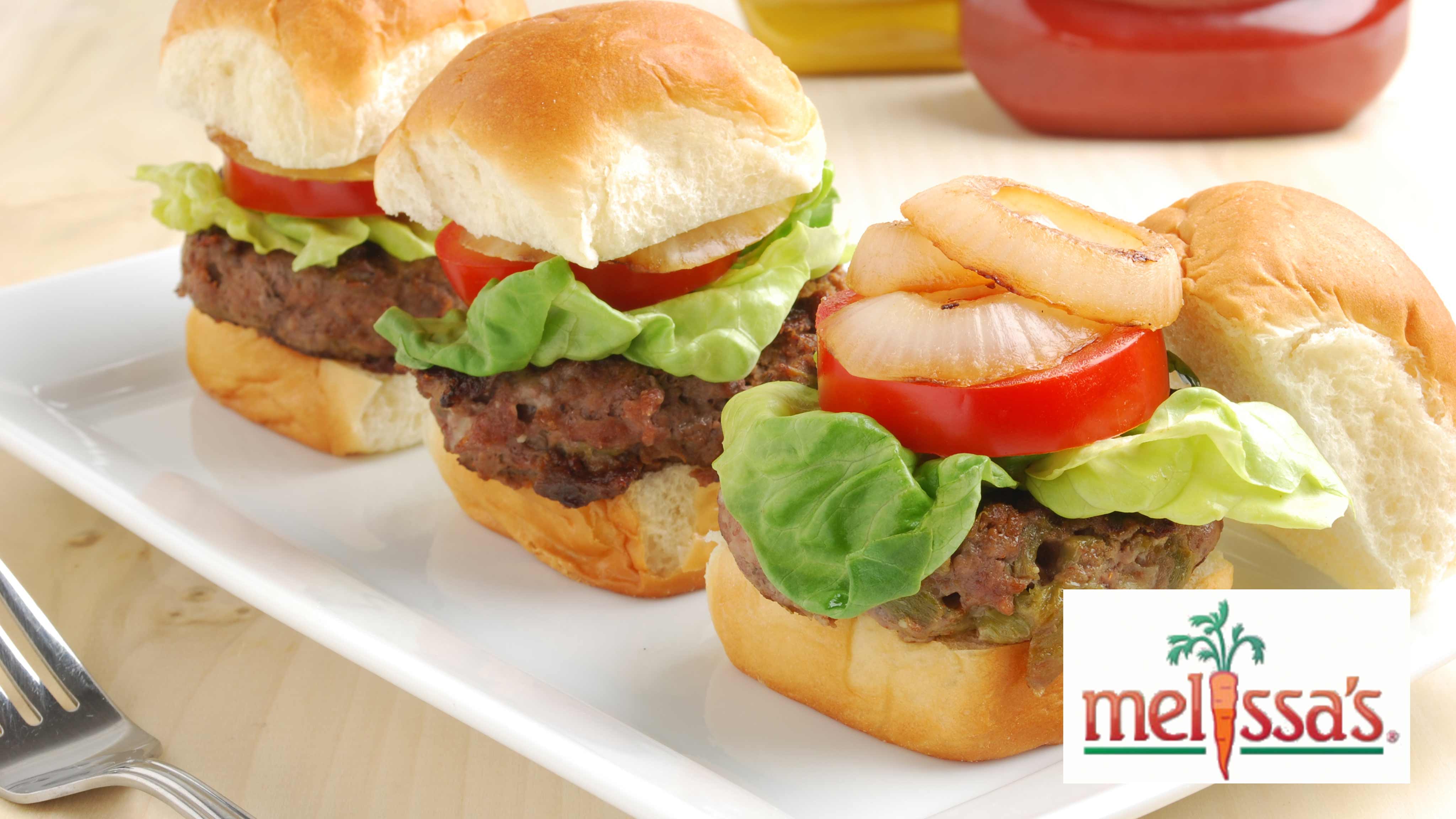 Harps Foods - Recipe: Bleu Cheese Hatch Chile Sliders