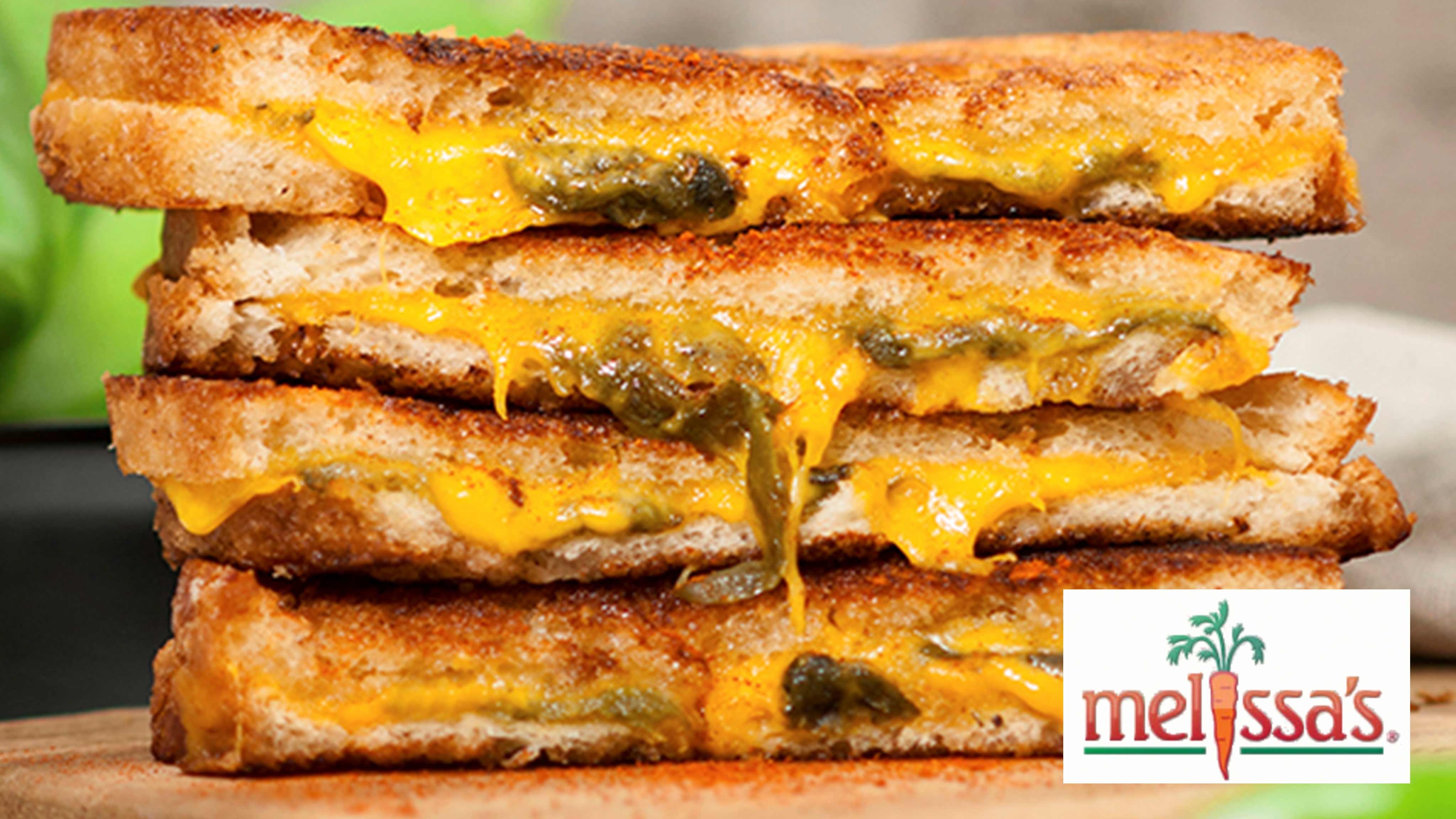 Image for Recipe Hatch Chile Grilled Cheese
