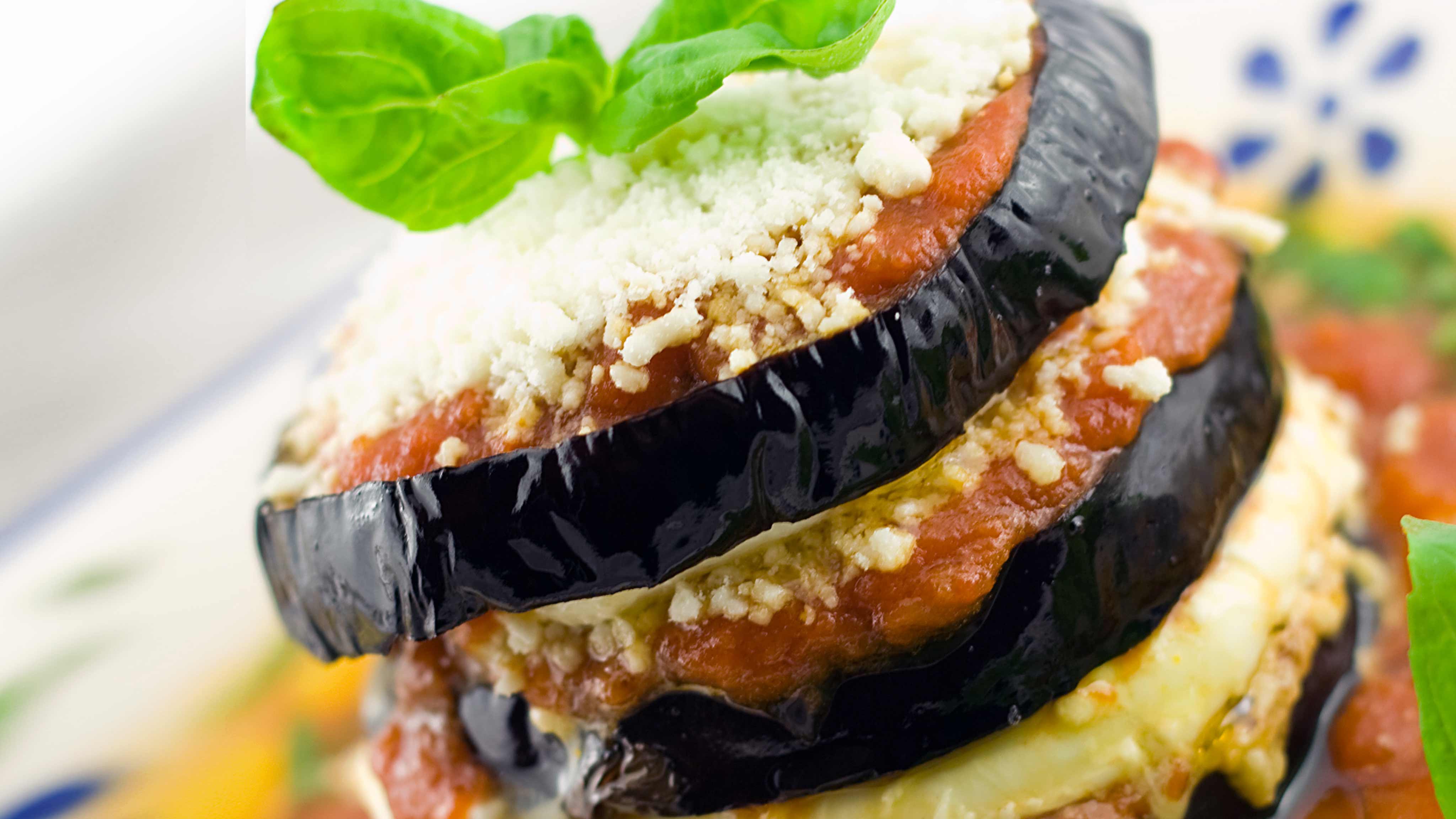 Image for Recipe Stacked Eggplant Parmigiana