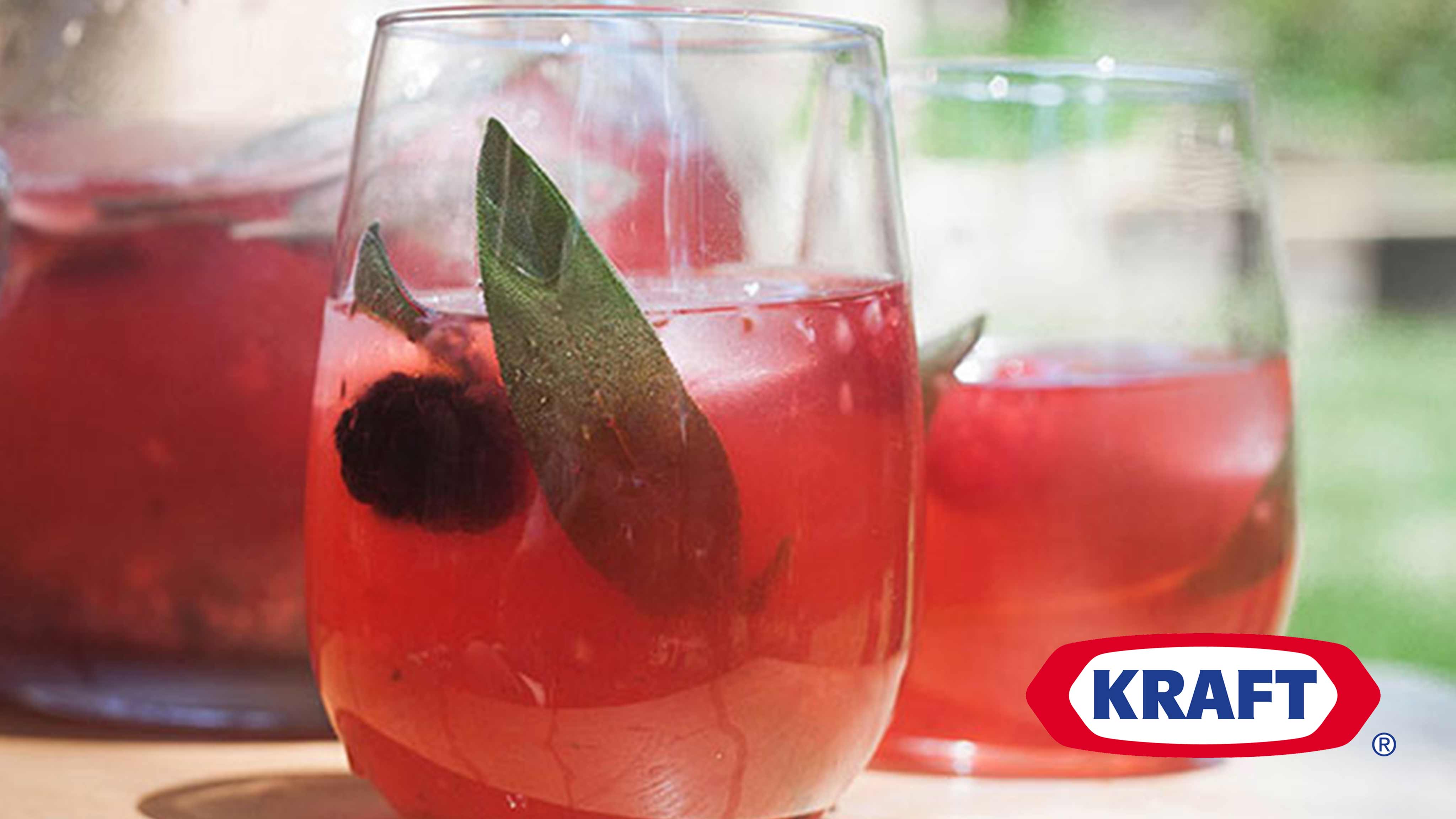 Image for Recipe Double Berry-Sage Lemonade