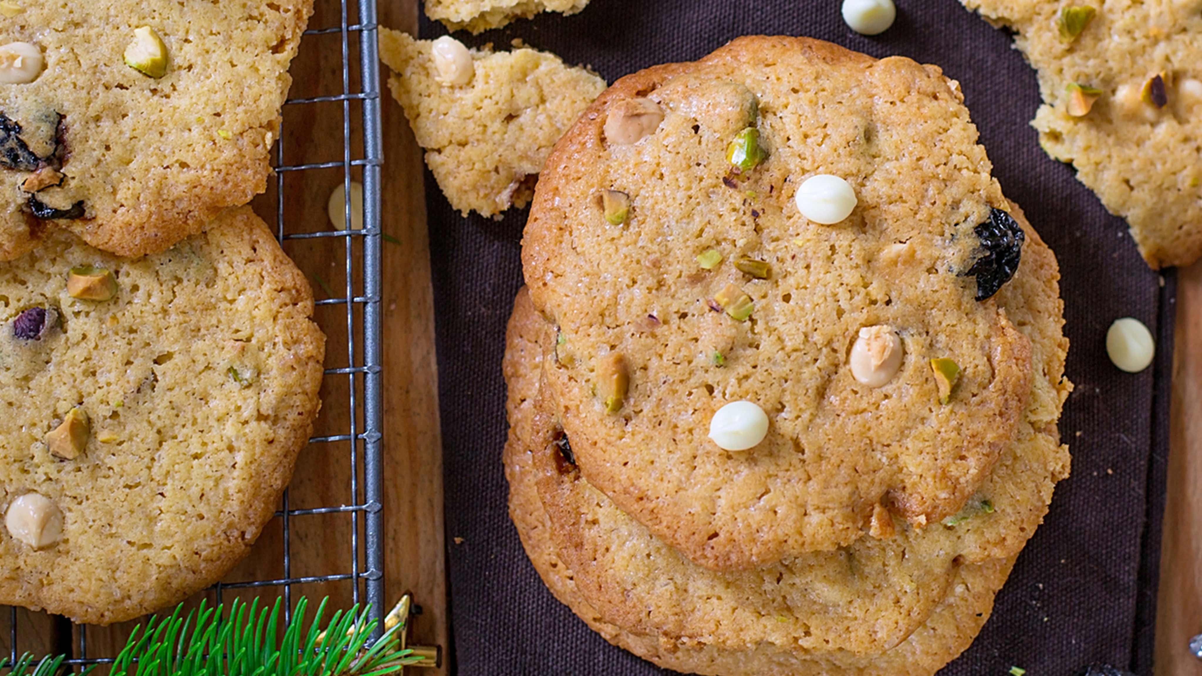 Image for Recipe Chewy Cherry Pistachio Cookies